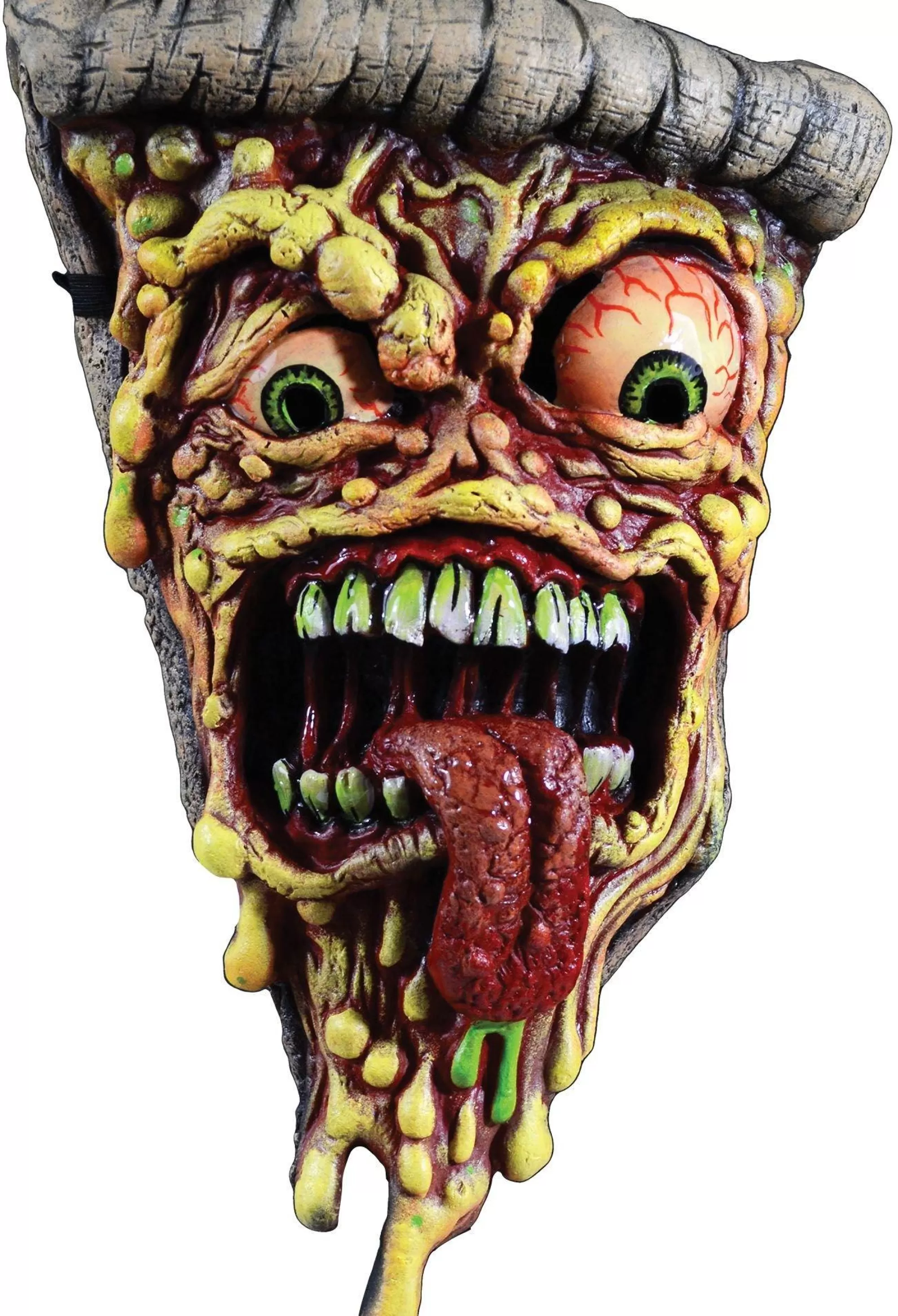 Party City Scary-Pizza Fiend Latex Mask