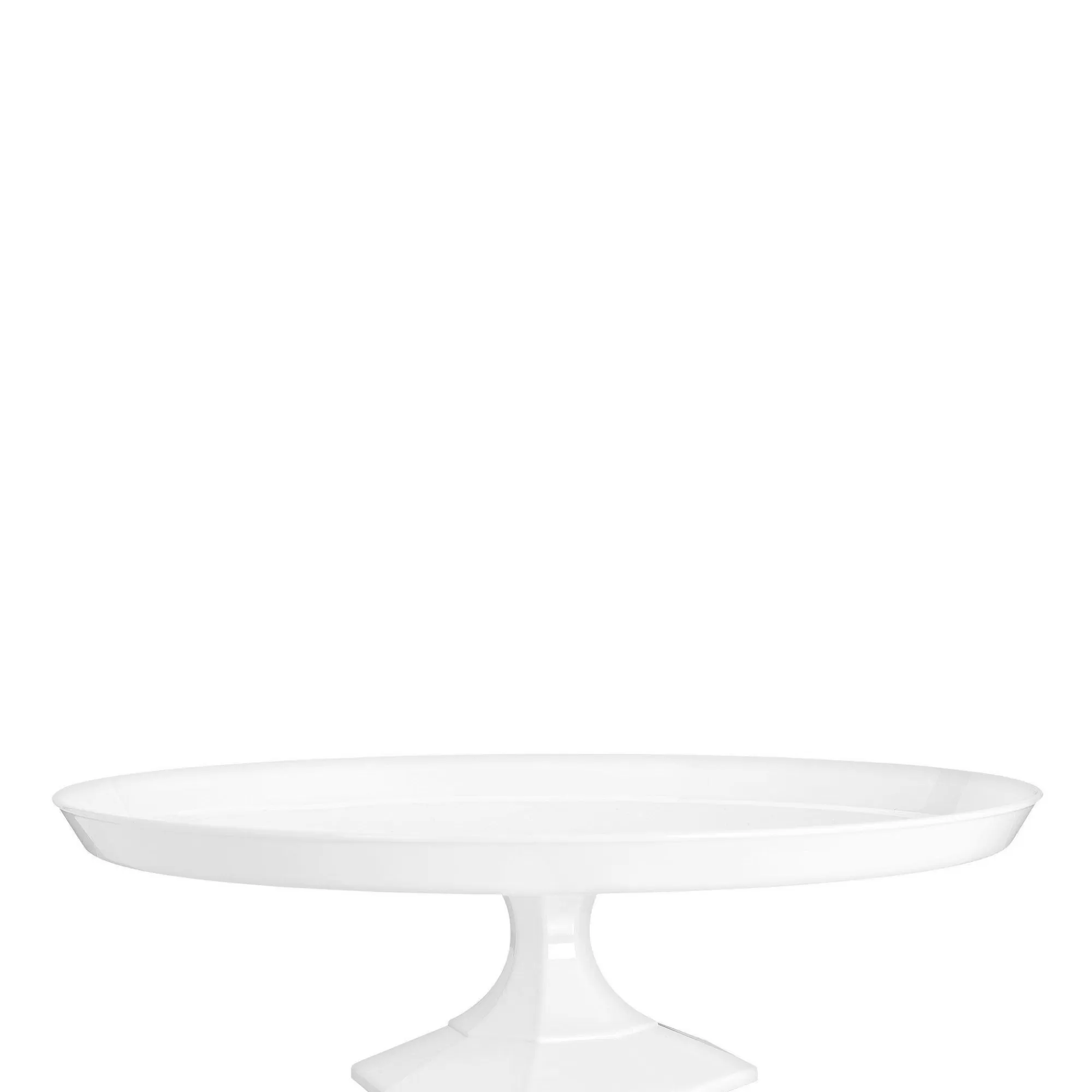 Party City Baking Supplies-Plastic Cake Stand White