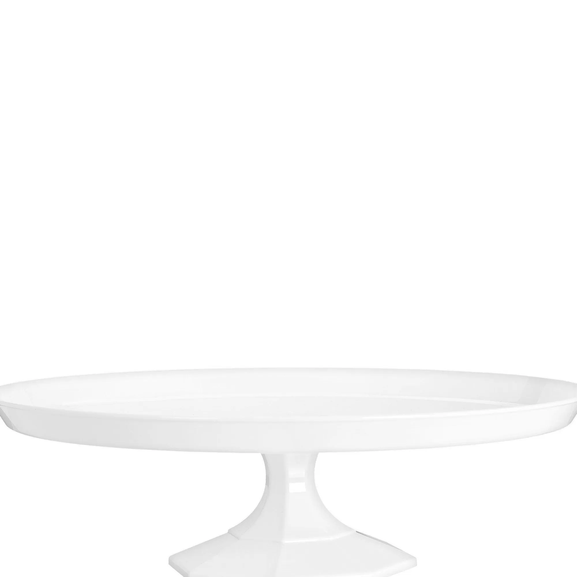 Party City Baking Supplies-Plastic Cake Stand White