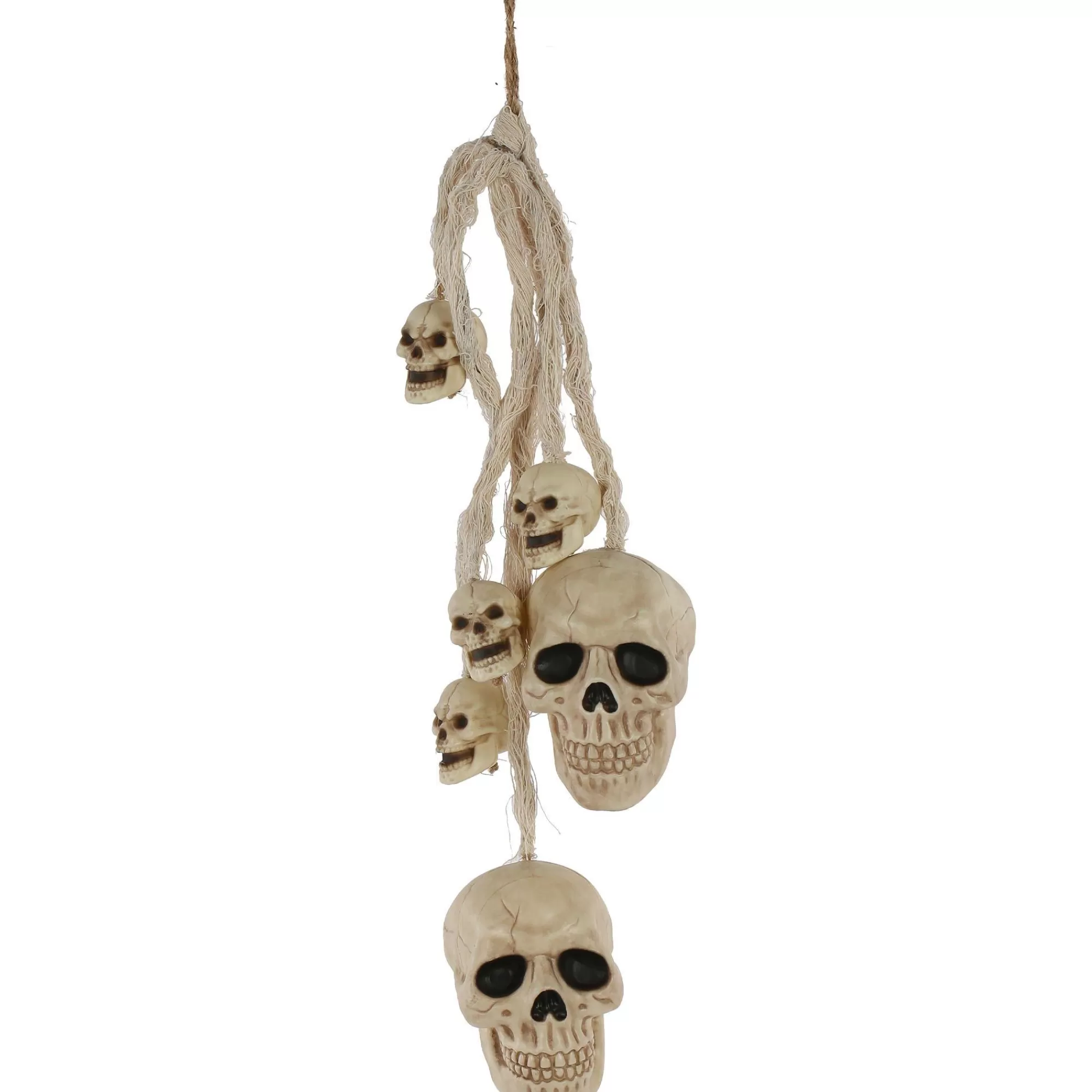 Party City Skeletons | Plastic Hanging Skulls, 19In