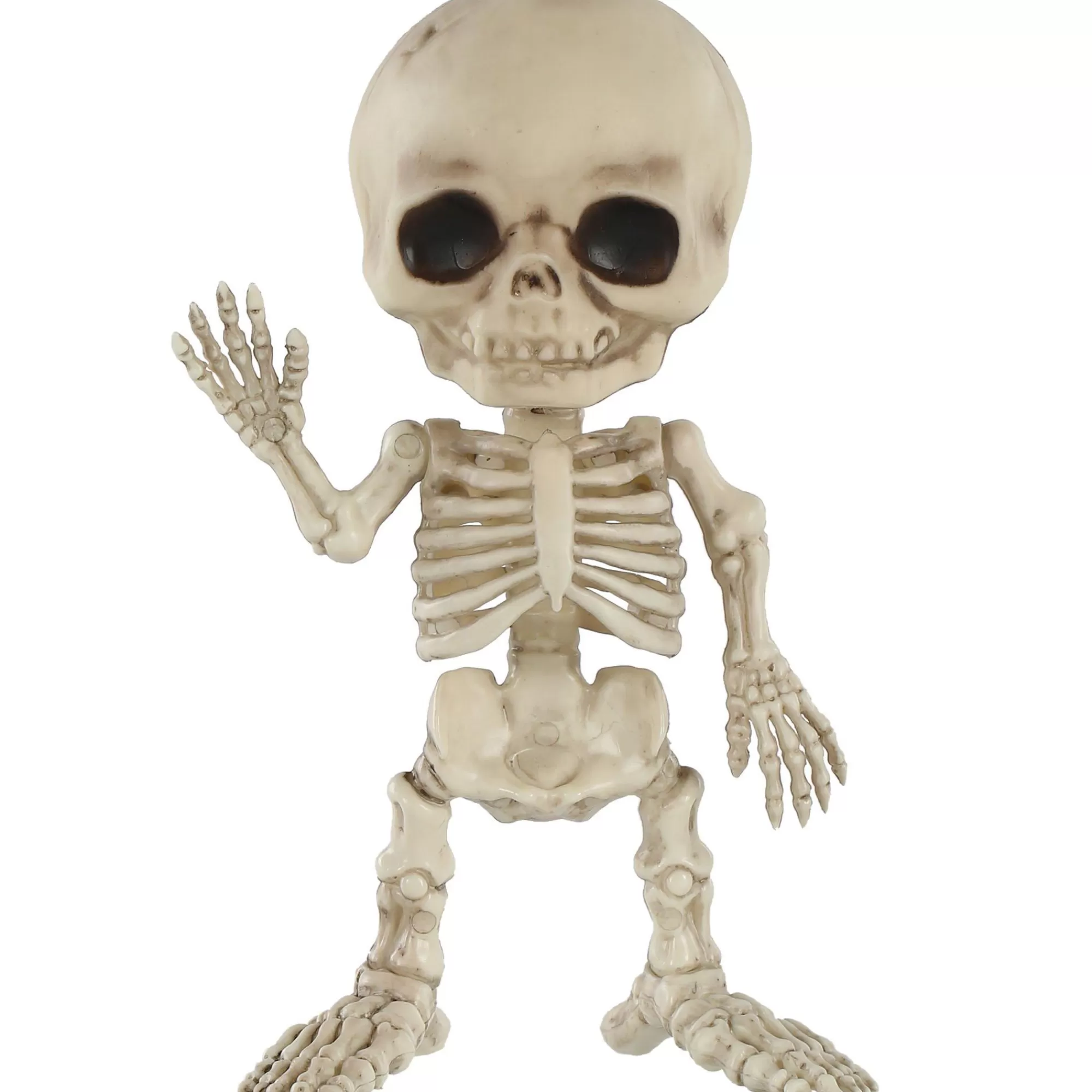 Party City Skeletons | Poseable Plastic Alien Skeleton, 4.25In X 7In