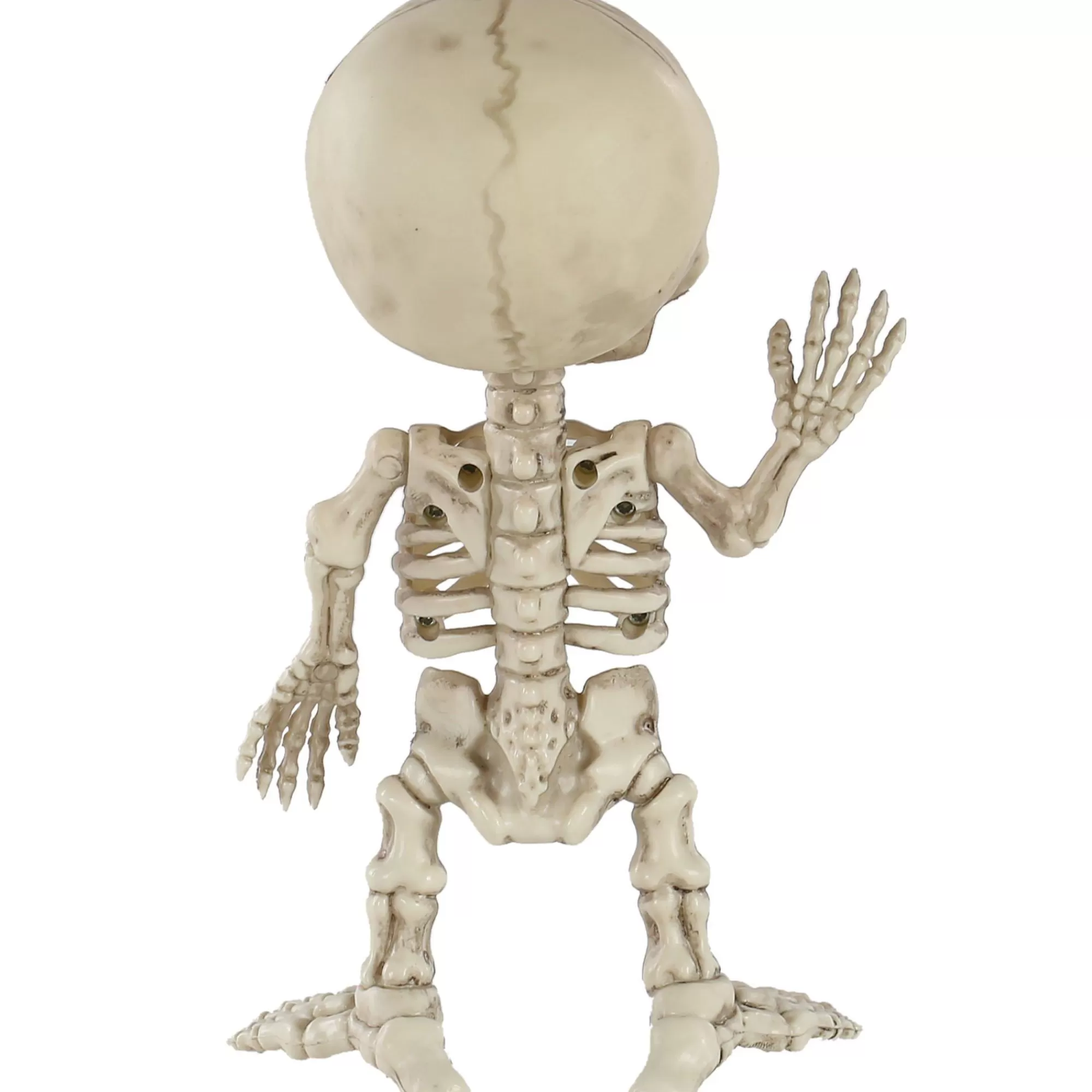 Party City Skeletons | Poseable Plastic Alien Skeleton, 4.25In X 7In