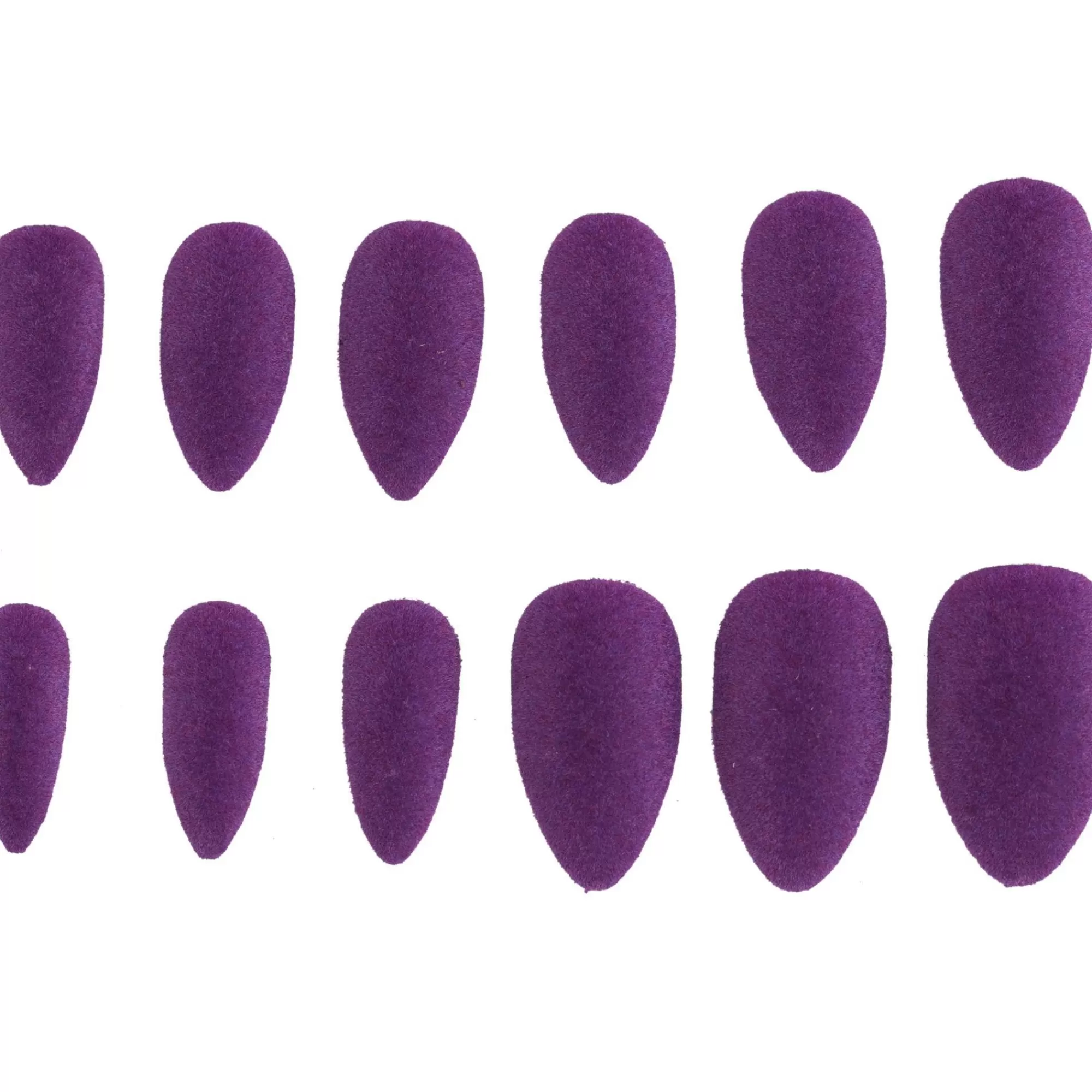 Party City Makeup-Purple Velvet Nails, 12Ct