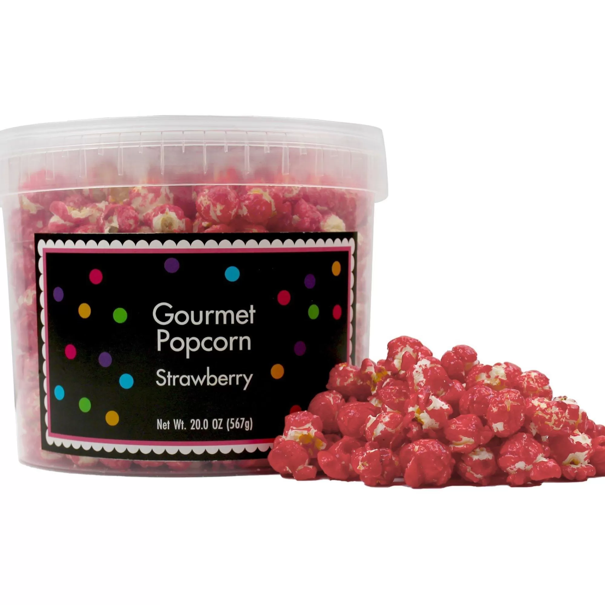 Party City Candy Buffet By Color-Red & Yellow Team Colors Gourmet Popcorn, 40Oz - Lemon & Watermelon