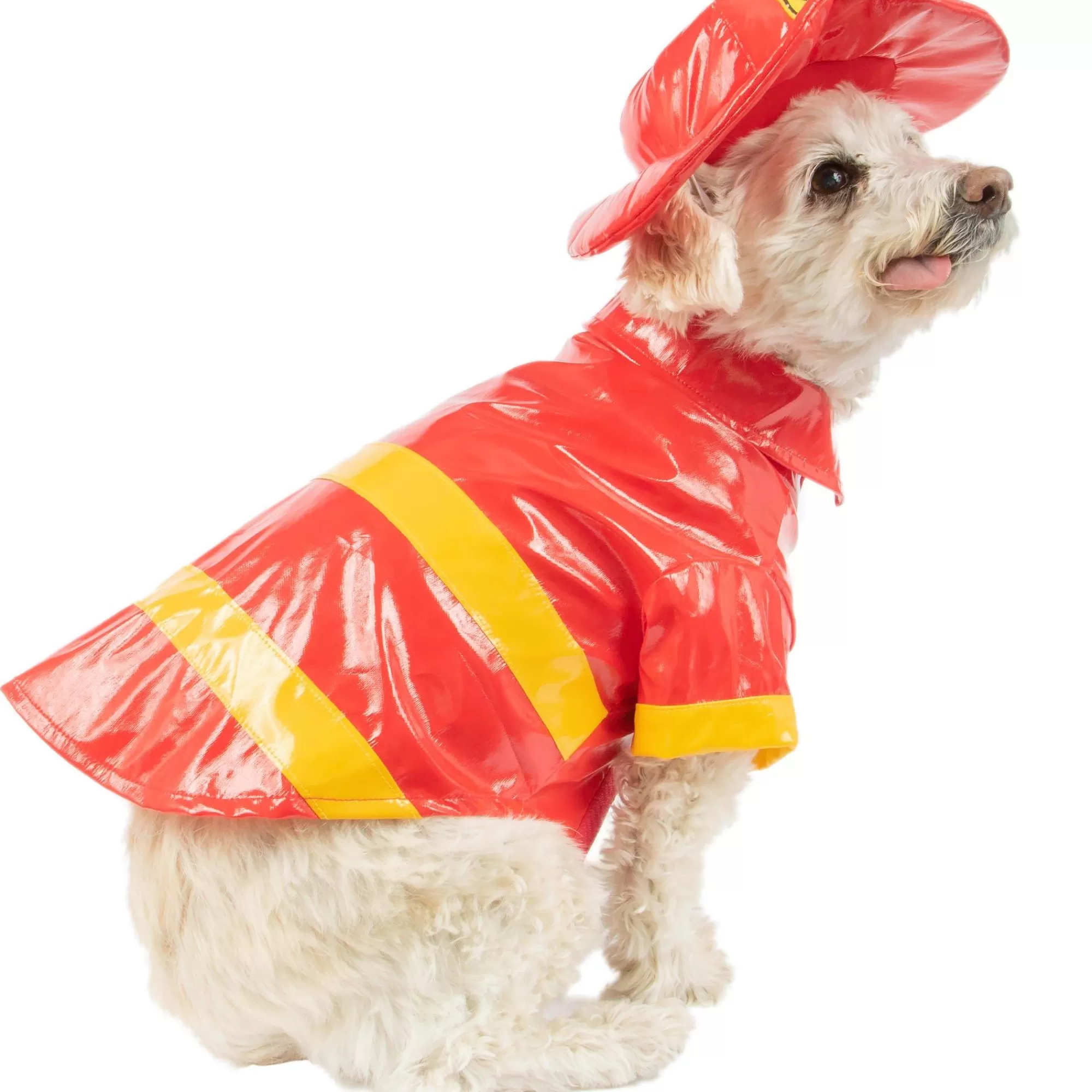 Party City Dog & Pet Costumes-Red Firefighter Dog Costume