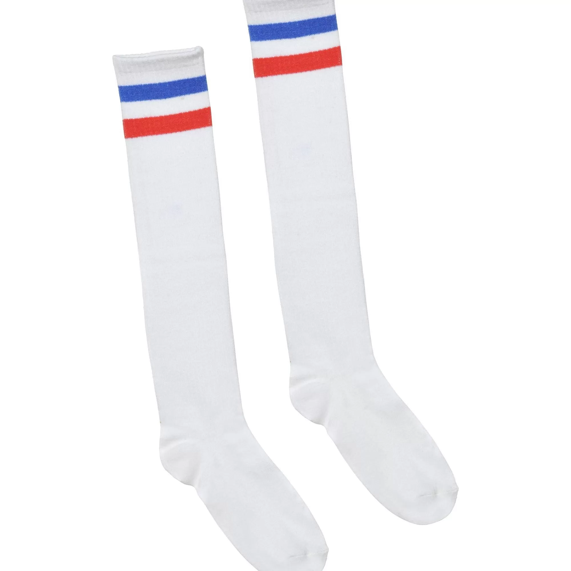 Party City Tights-Red, White & Blue Stripe Athletic Knee-High Socks