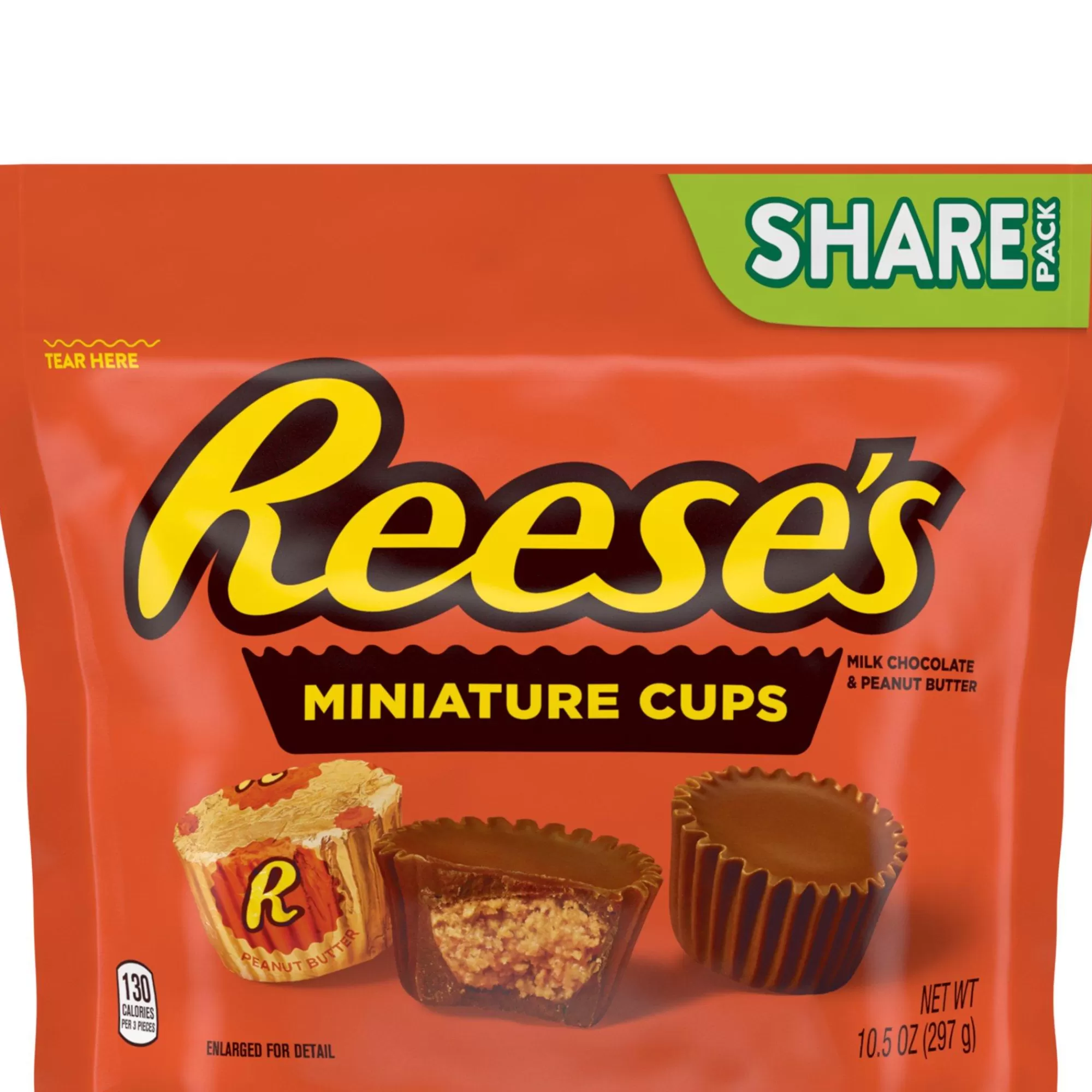 Reeses Chocolate Candy-Reese's Miniature Milk Chocolate & Peanut Butter Cups, 10.5Oz