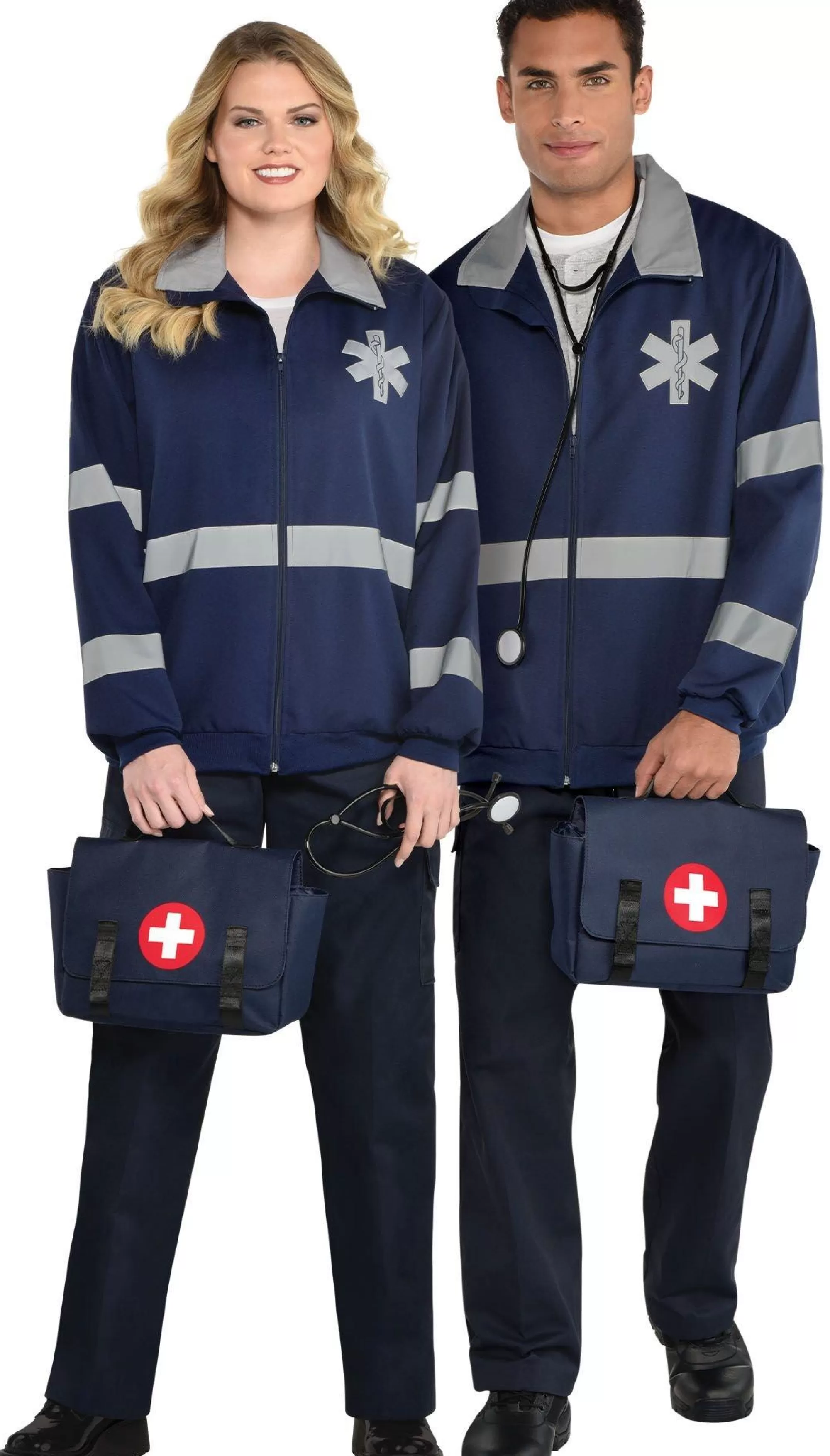 Party City Couples' Costumes-Reflective Emt Jacket For Adults