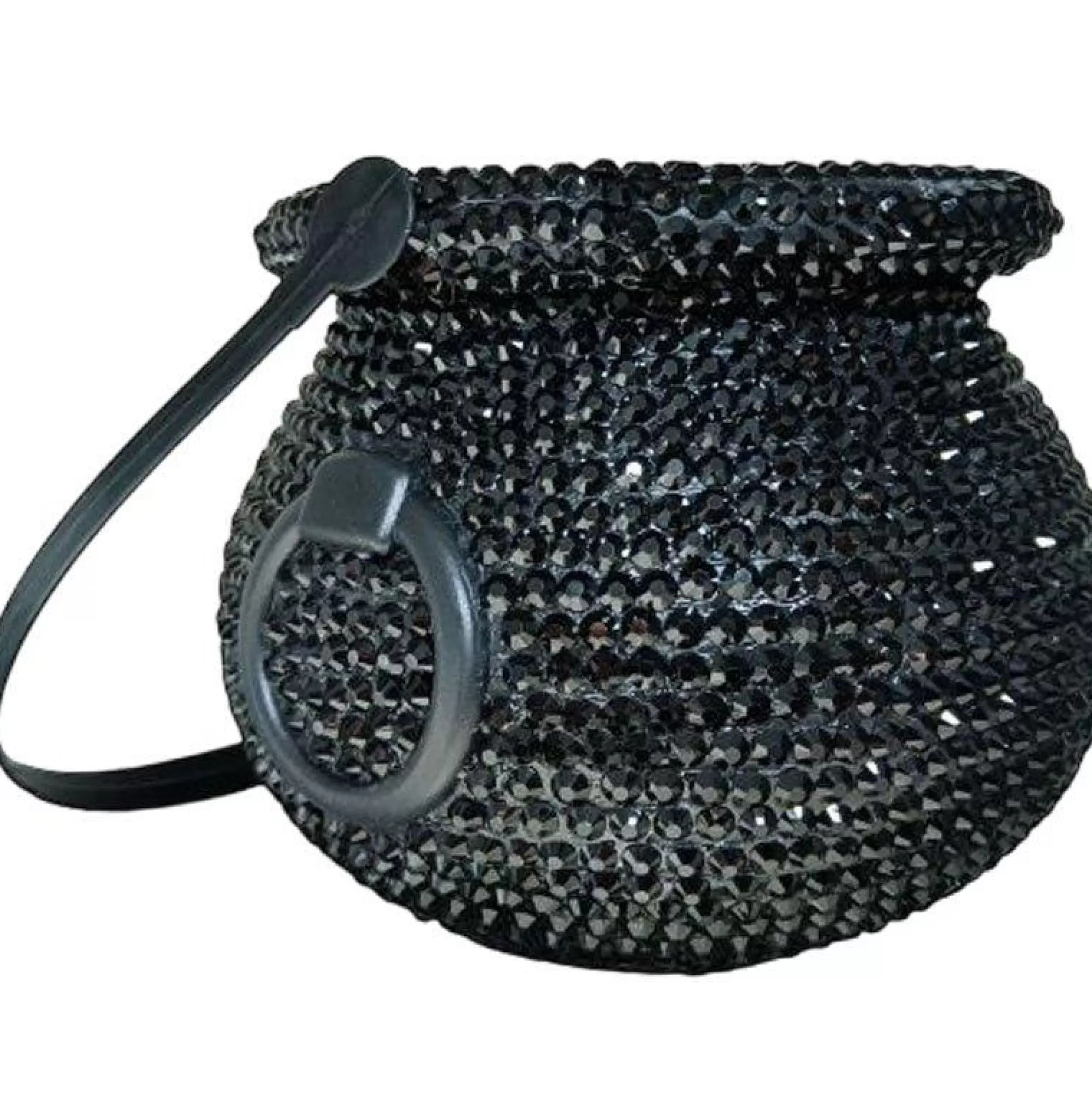 Party City Favors & Favor Bags | Rhinestone Black Plastic Cauldron, 4.7In X 4.7In