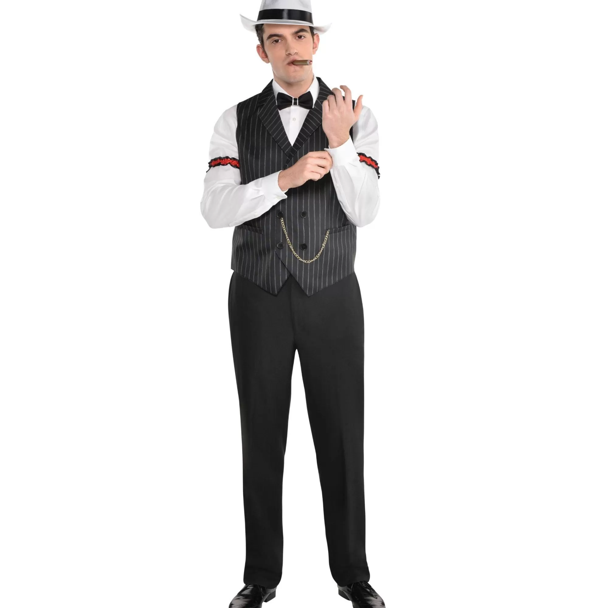 Party City Decades-Roaring 20S Gangster Vest For Adults