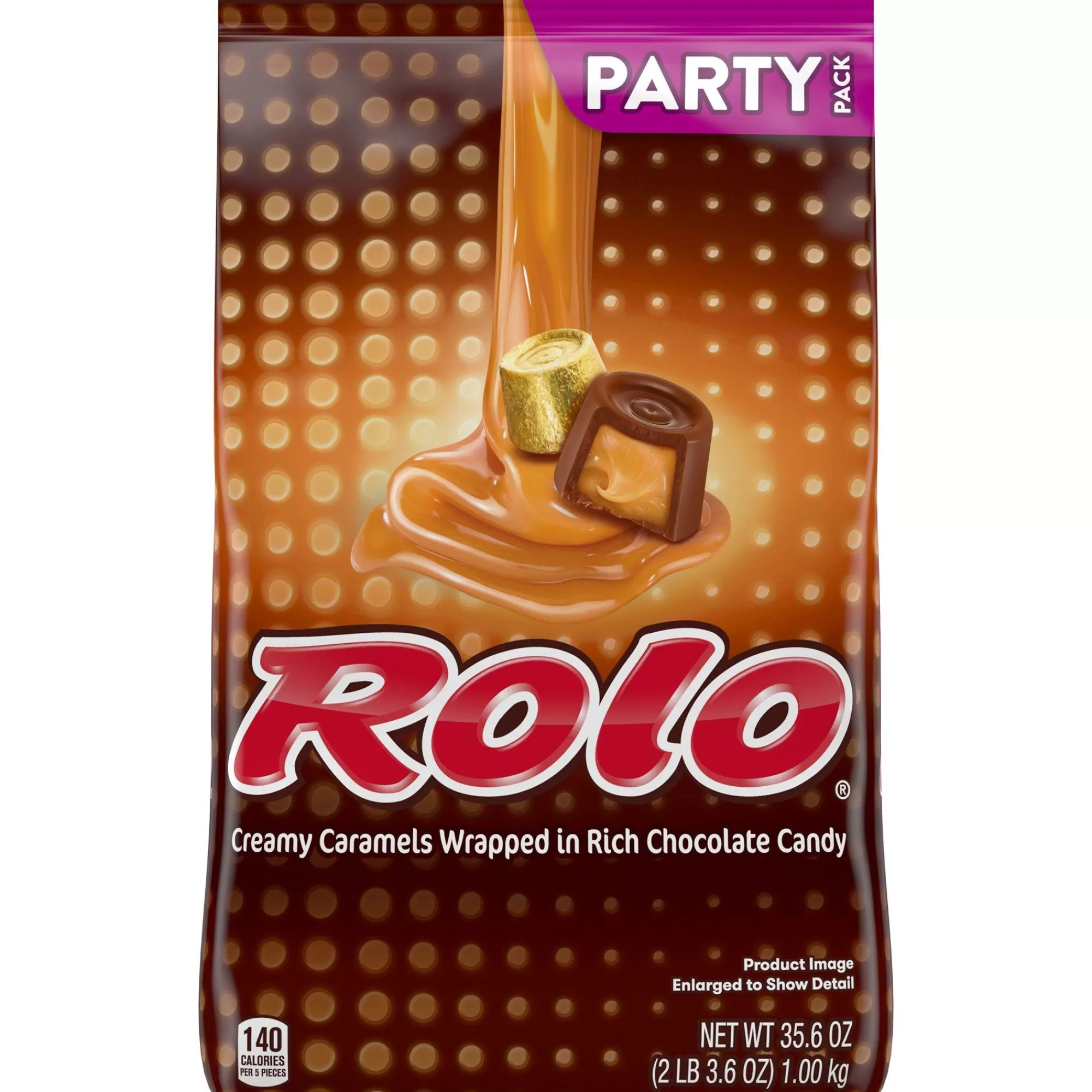 Party City Chocolate Candy-Rolo Milk Chocolate & Chewy Caramel Candy Party Pack