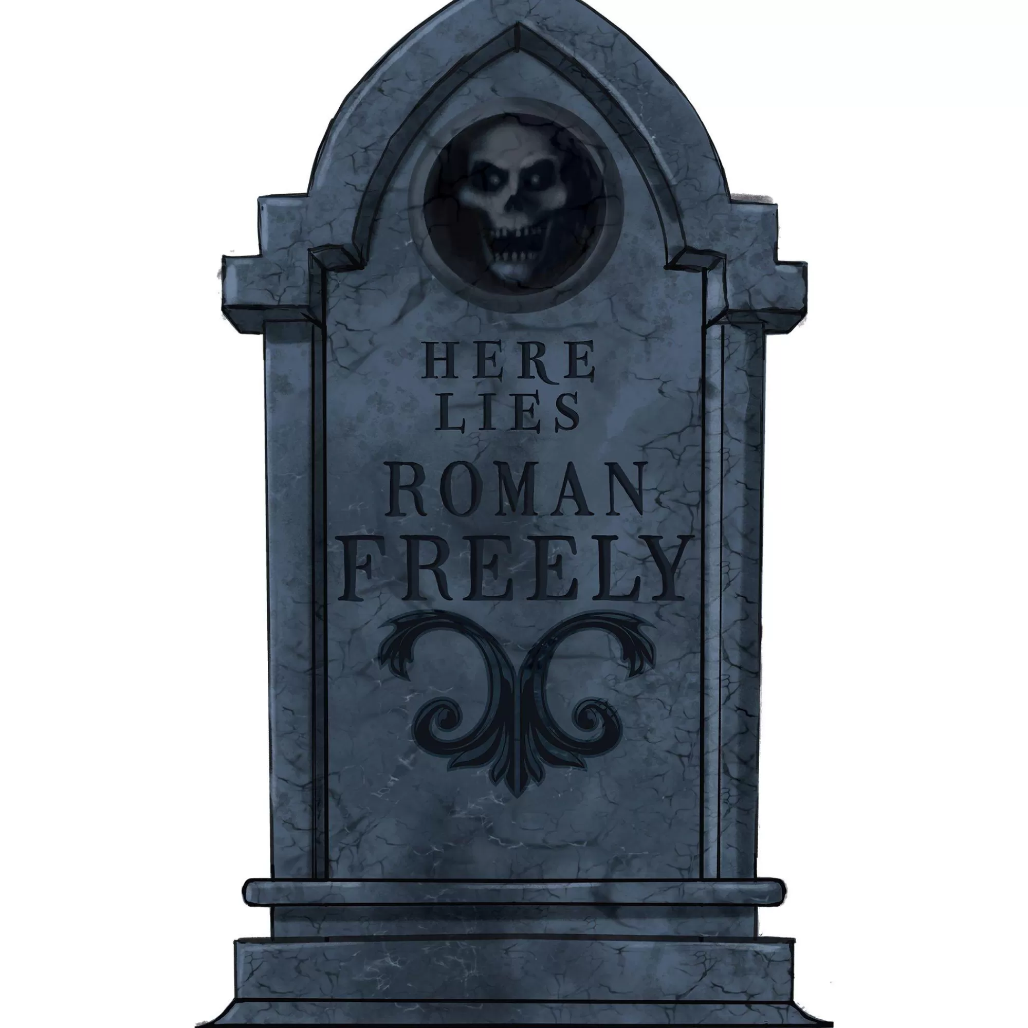 Party City Tombstones & Fencing | Roman Freely Tombstone, 13In X 22In