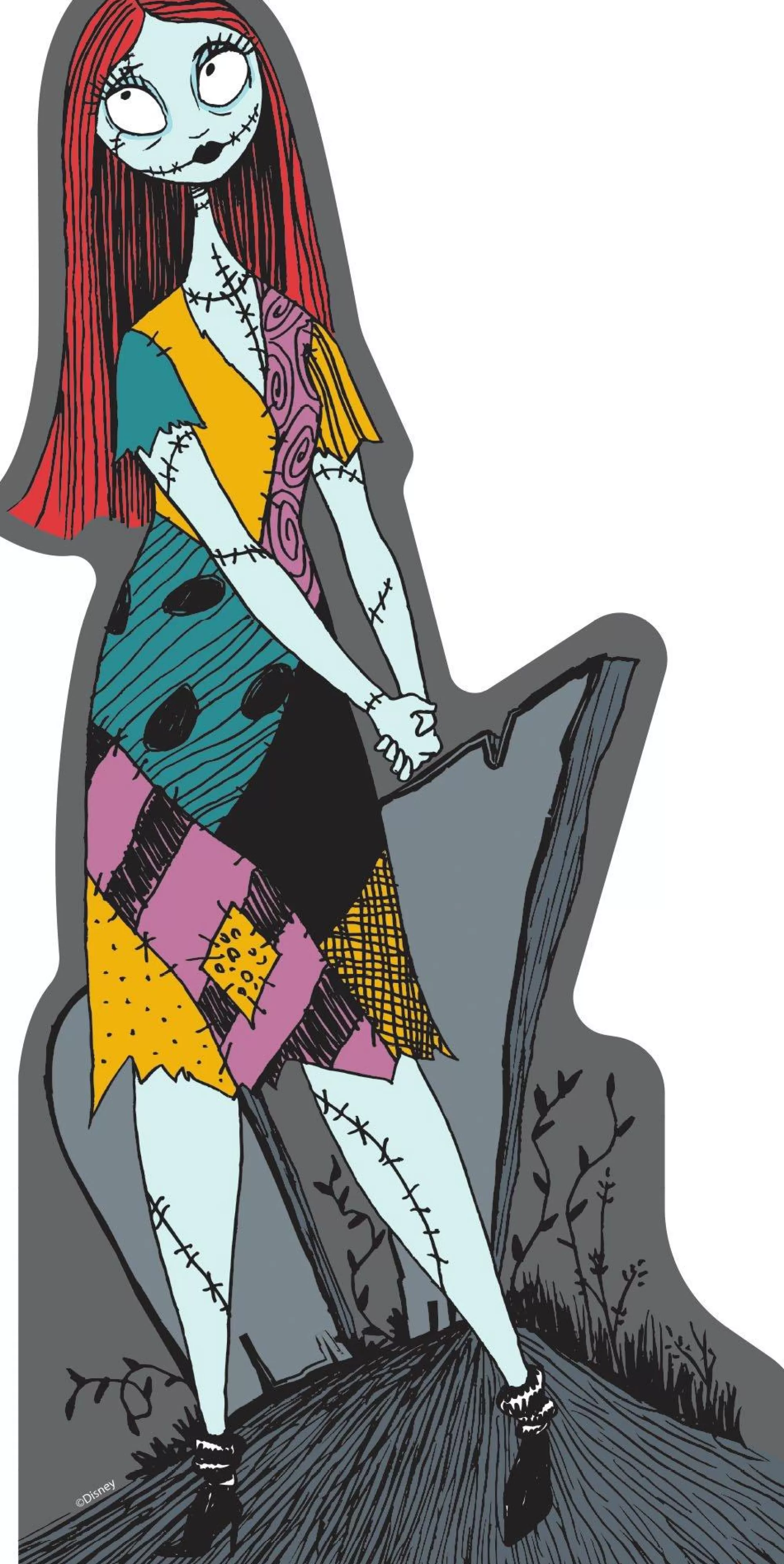 Party City The Nightmare Before Christmas | Sally Cardboard Cutout, 3Ft - Disney The Nightmare Before Christmas