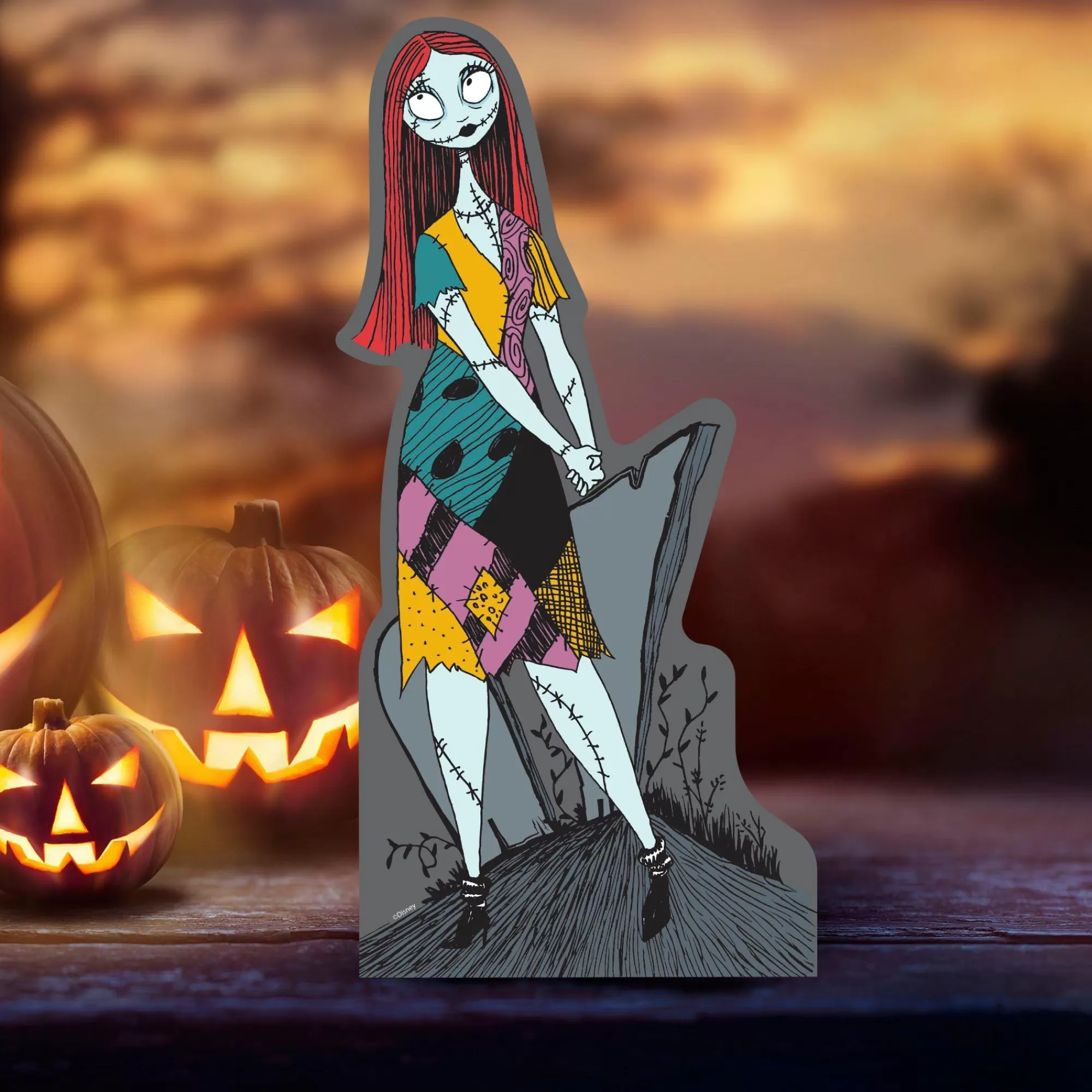 Party City The Nightmare Before Christmas | Sally Centerpiece Cardboard Cutout, 18In - Disney The Nightmare Before Christmas