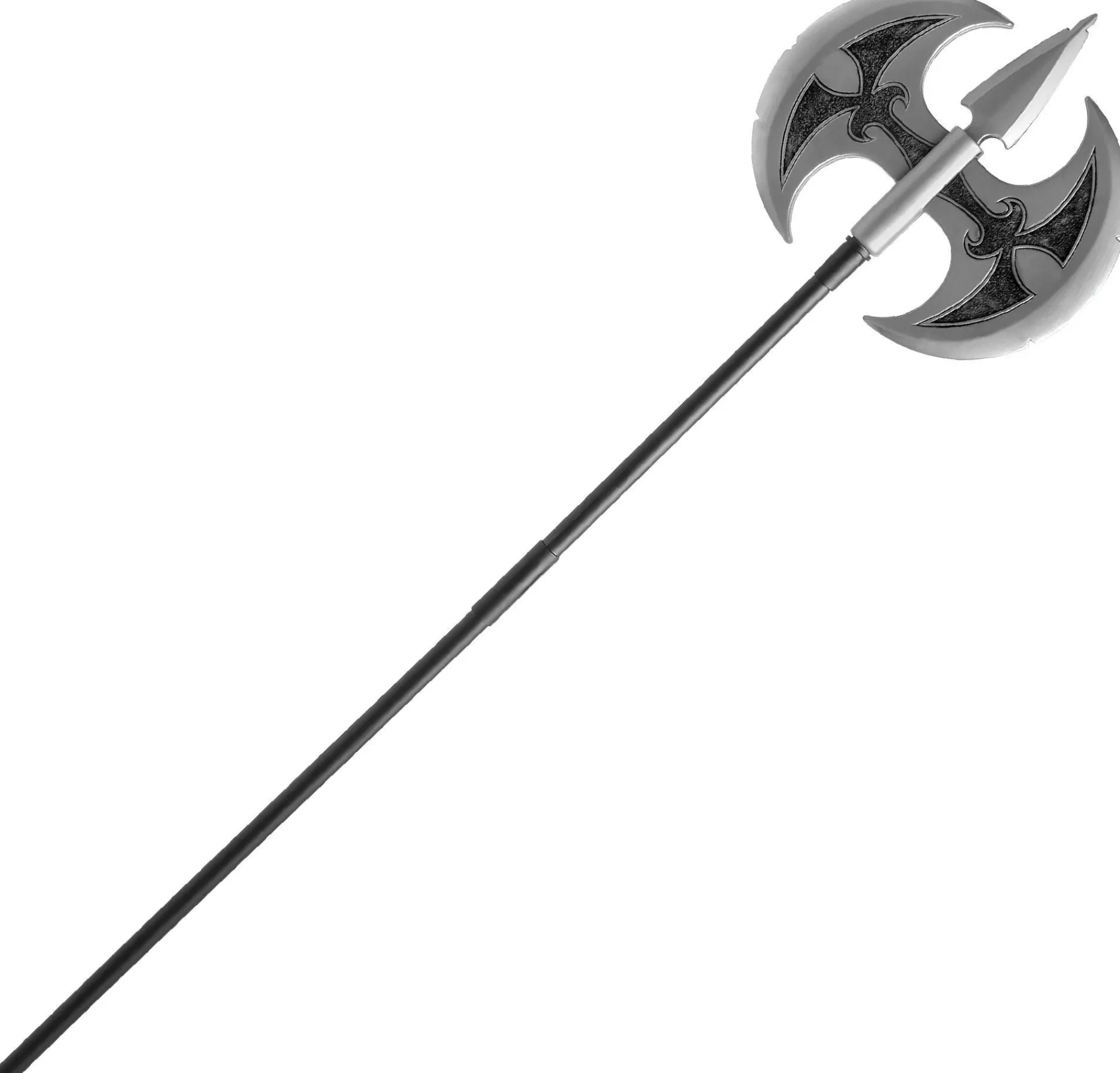 Party City Weapons-Silver Double-Bladed Axe