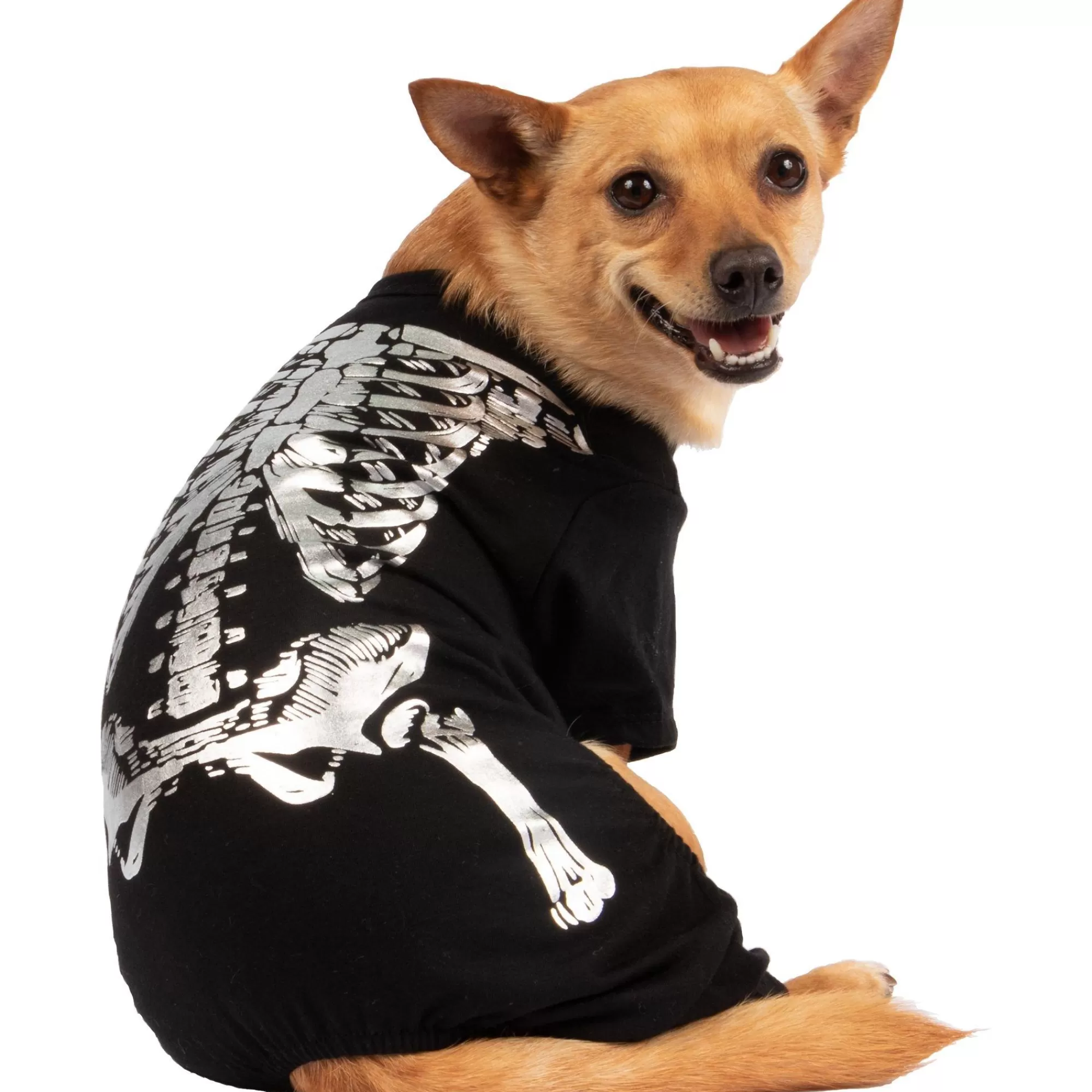 Party City Dog & Pet Costumes-Skeleton Dog Pajamas