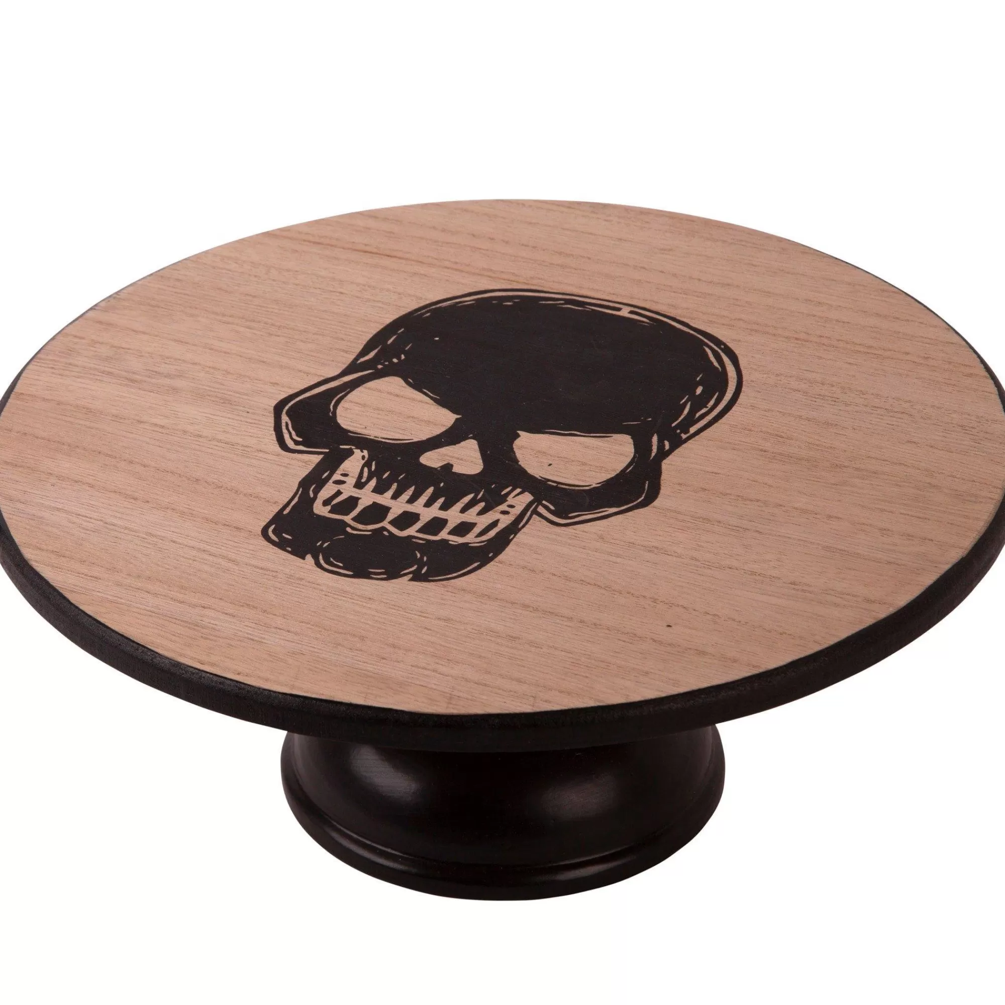 Party City Boneyard Glam | Skull Fiberboard Cake Stand, 10In X 4In