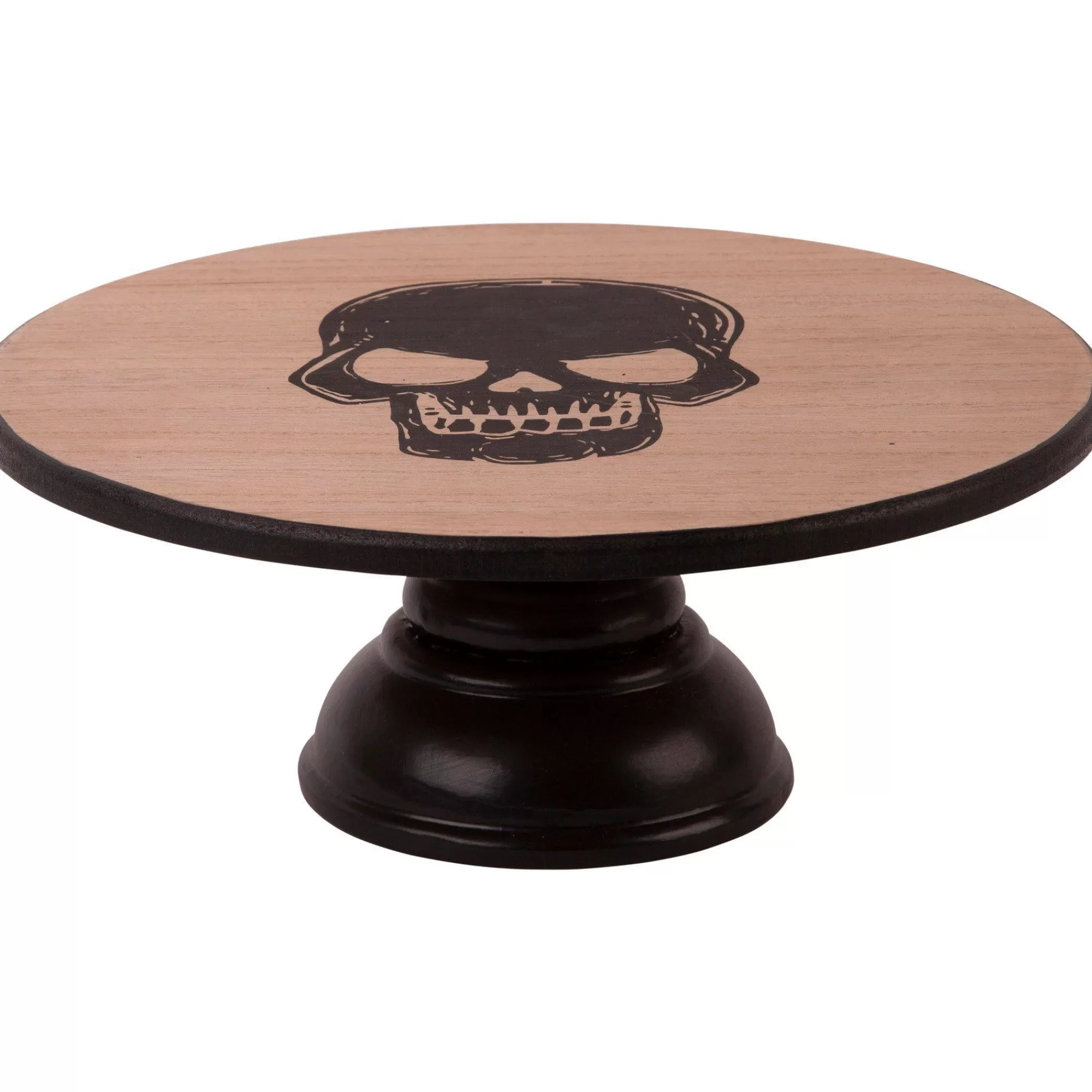 Party City Boneyard Glam | Skull Fiberboard Cake Stand, 10In X 4In