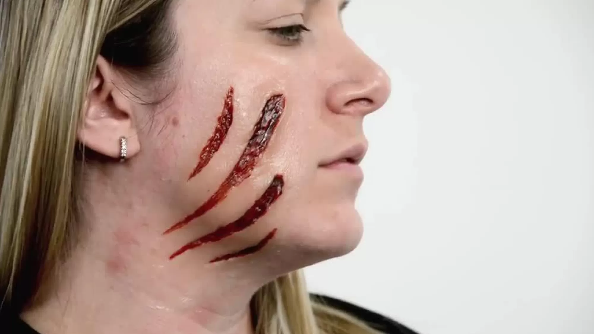 Party City Makeup-Slash Wound Prosthetic- Tinsley Transfers