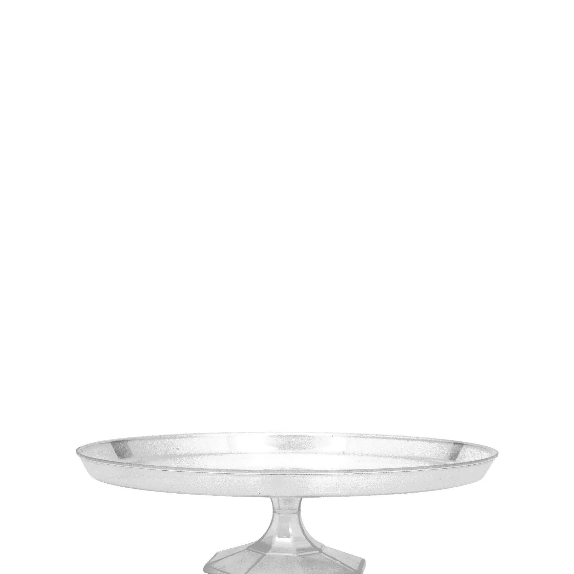 Party City Baking Supplies-Small Clear Plastic Cake Stand