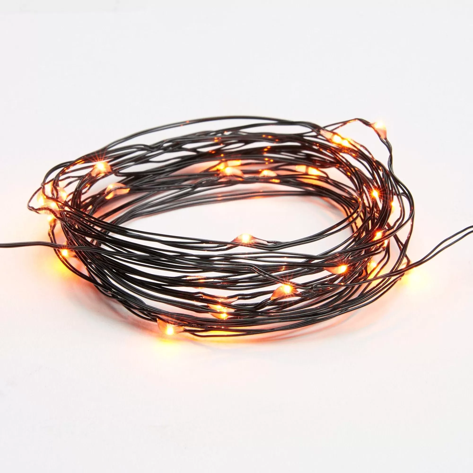 Party City Strobe Lights & Black Lights | Small Orange String Lights