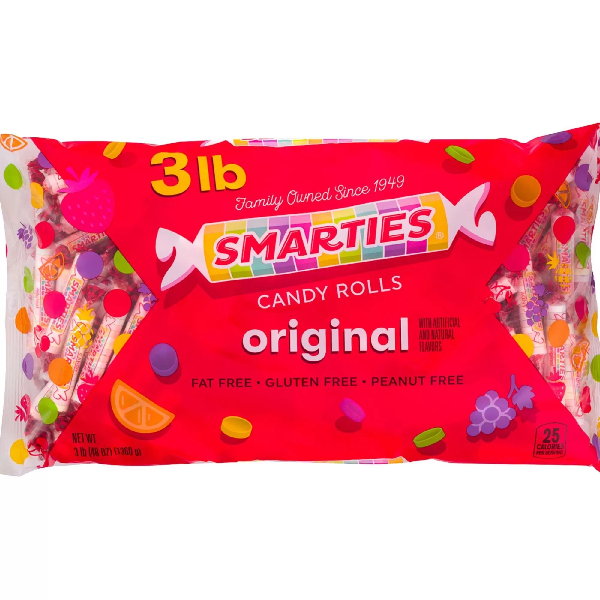 Smarties Bulk Candy- Candy Rolls 185Ct