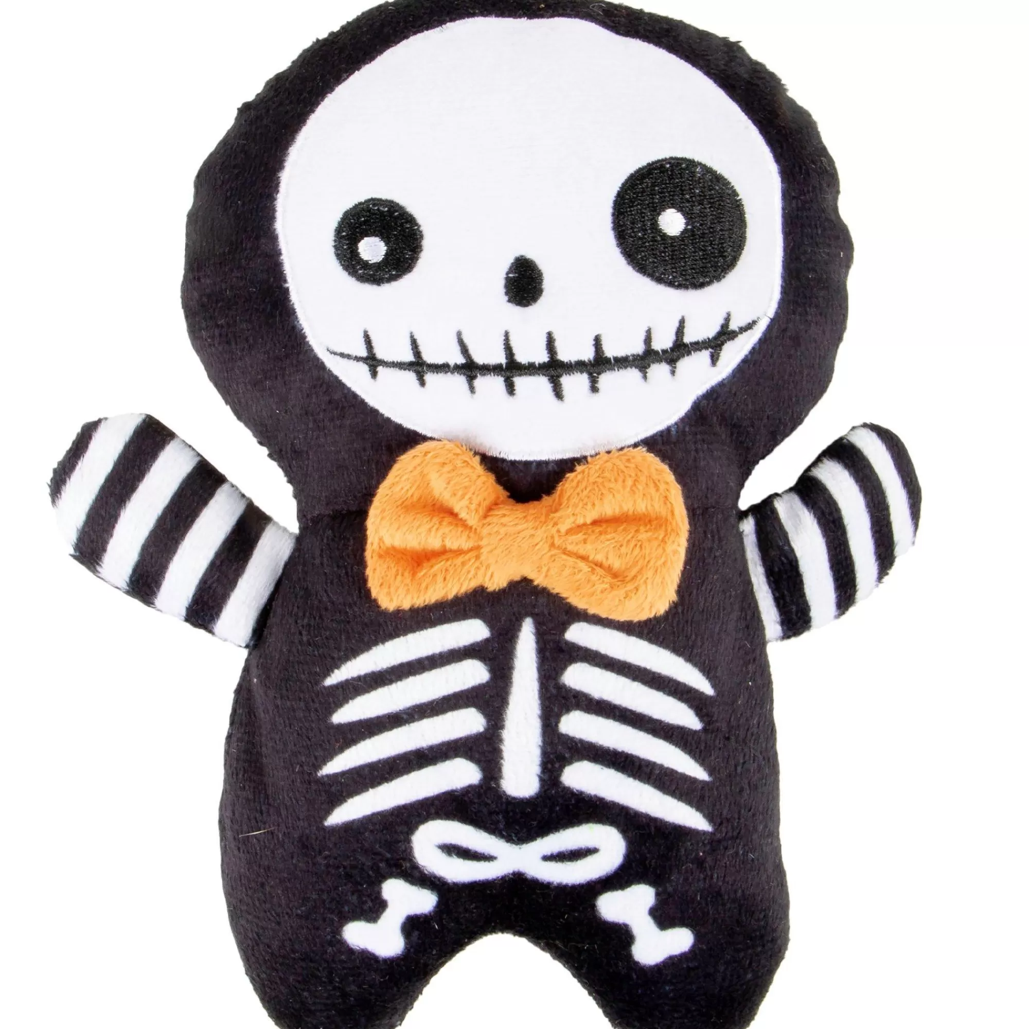 Party City Dog & Pet Costumes-Smiling Skeleton Plush Dog Toy