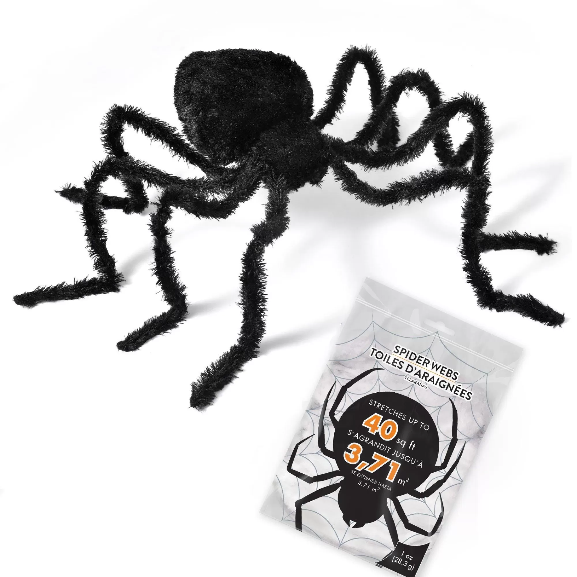 Party City Spiders & Webbing | Spider & Web Halloween Decorating Kit