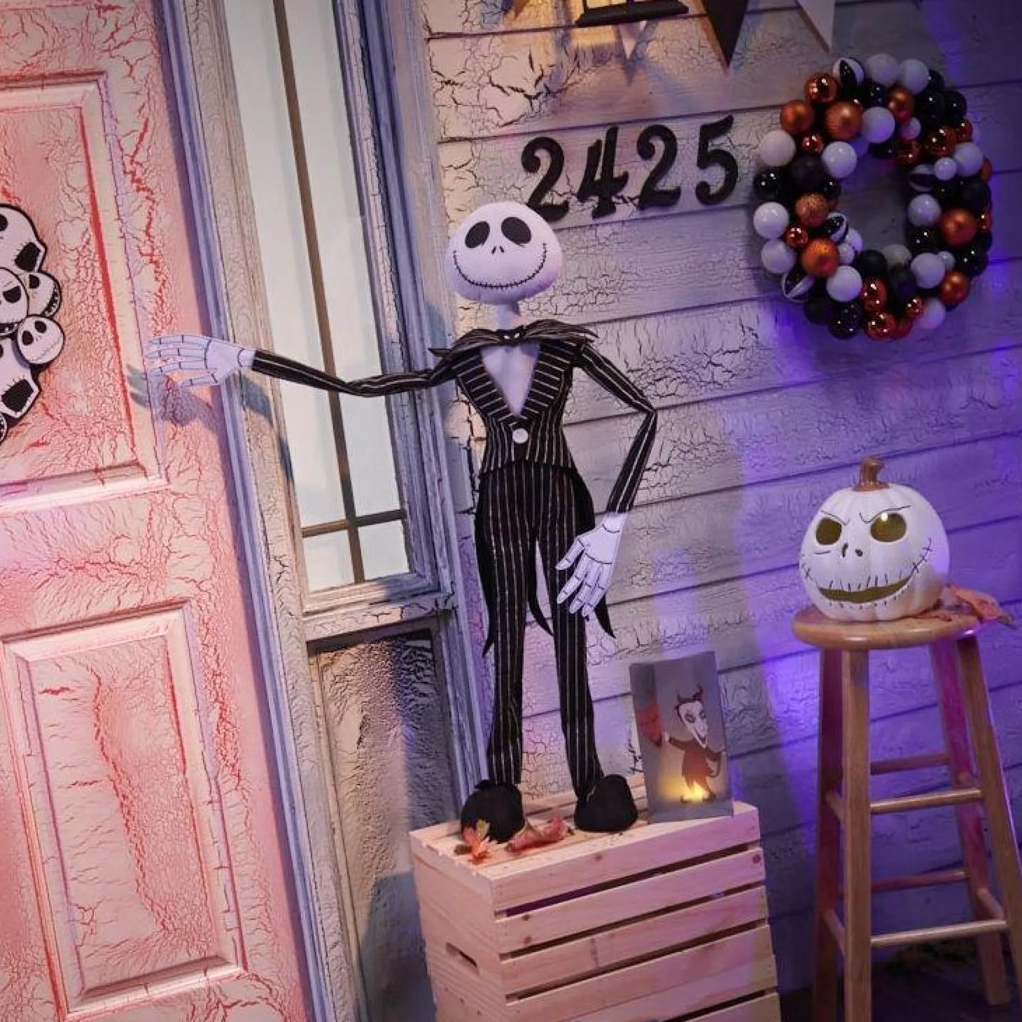 Party City The Nightmare Before Christmas | Standing Jack Skellington Decoration - The Nightmare Before Christmas