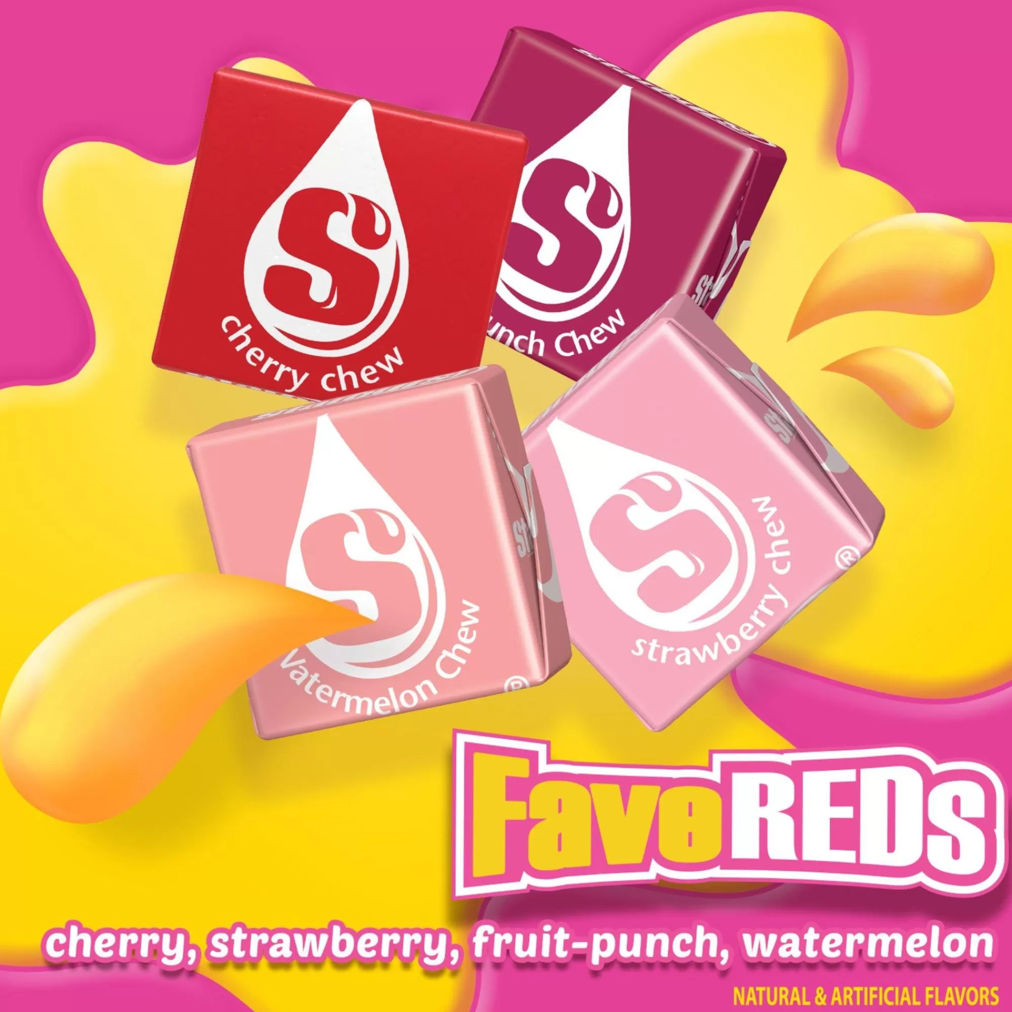 Starburst Bulk Candy- Fave Reds Share Size, 15.6Oz