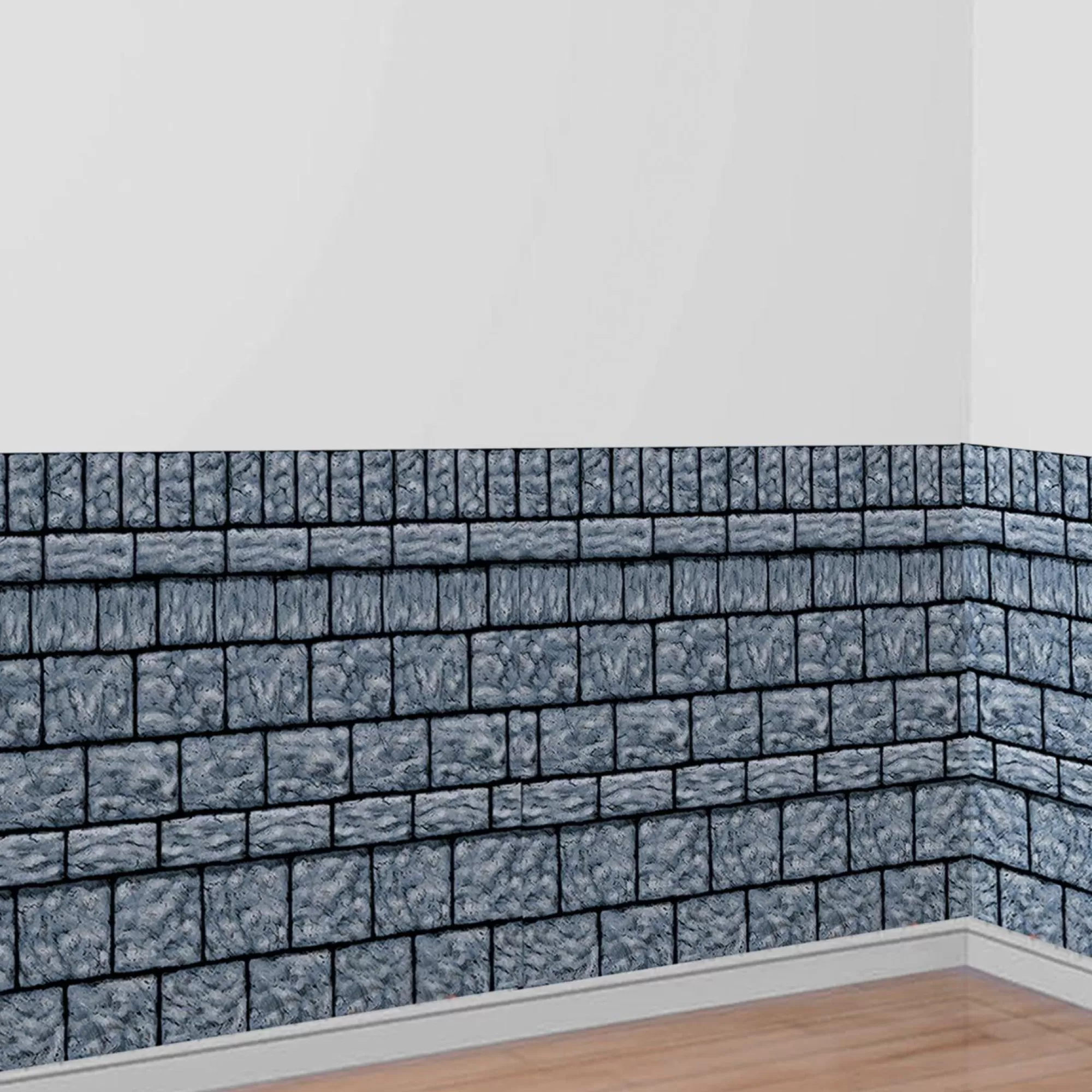 Party City Window & Wall Décor | Stone Wall Room Roll