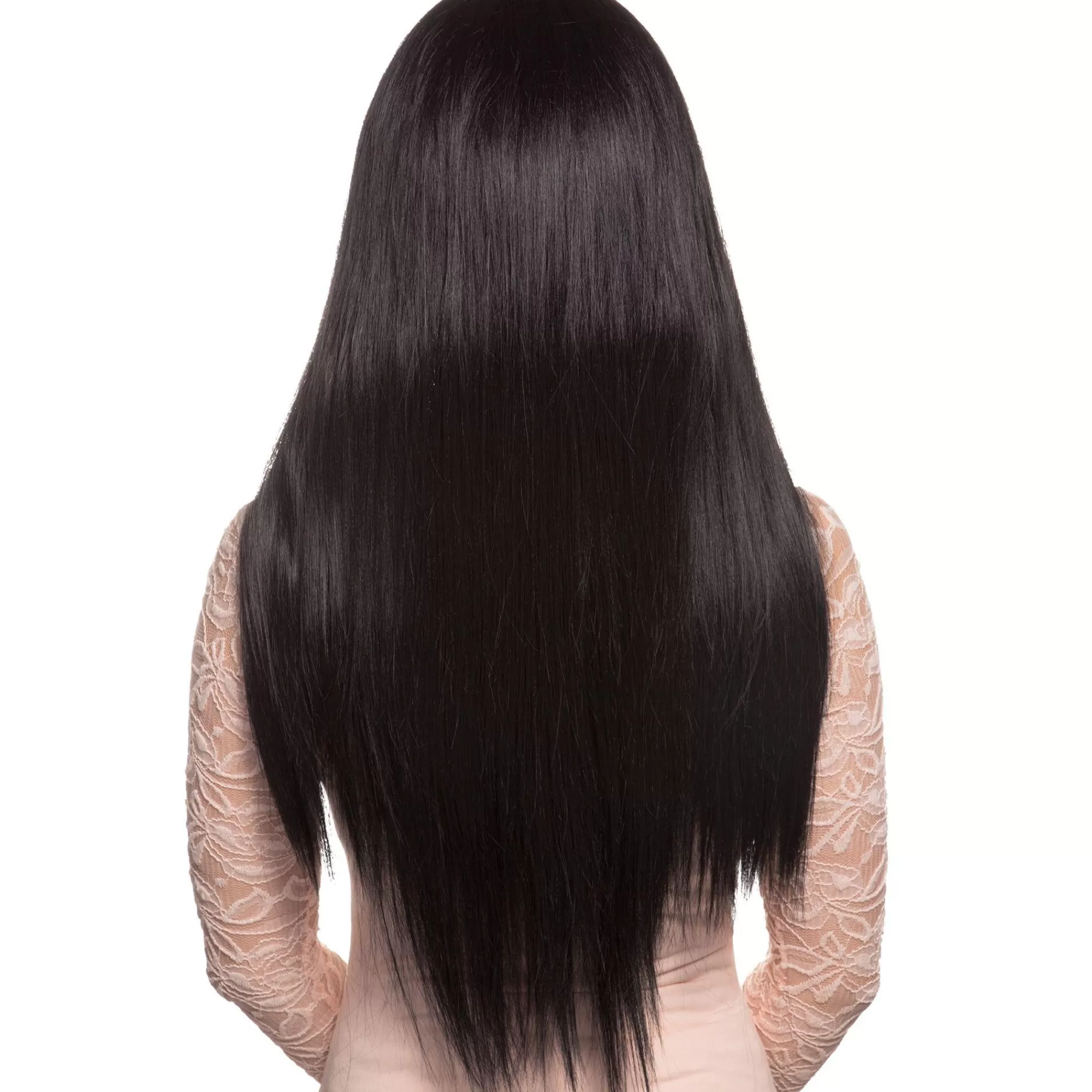 Party City Wigs-Stylish Long Black Wig