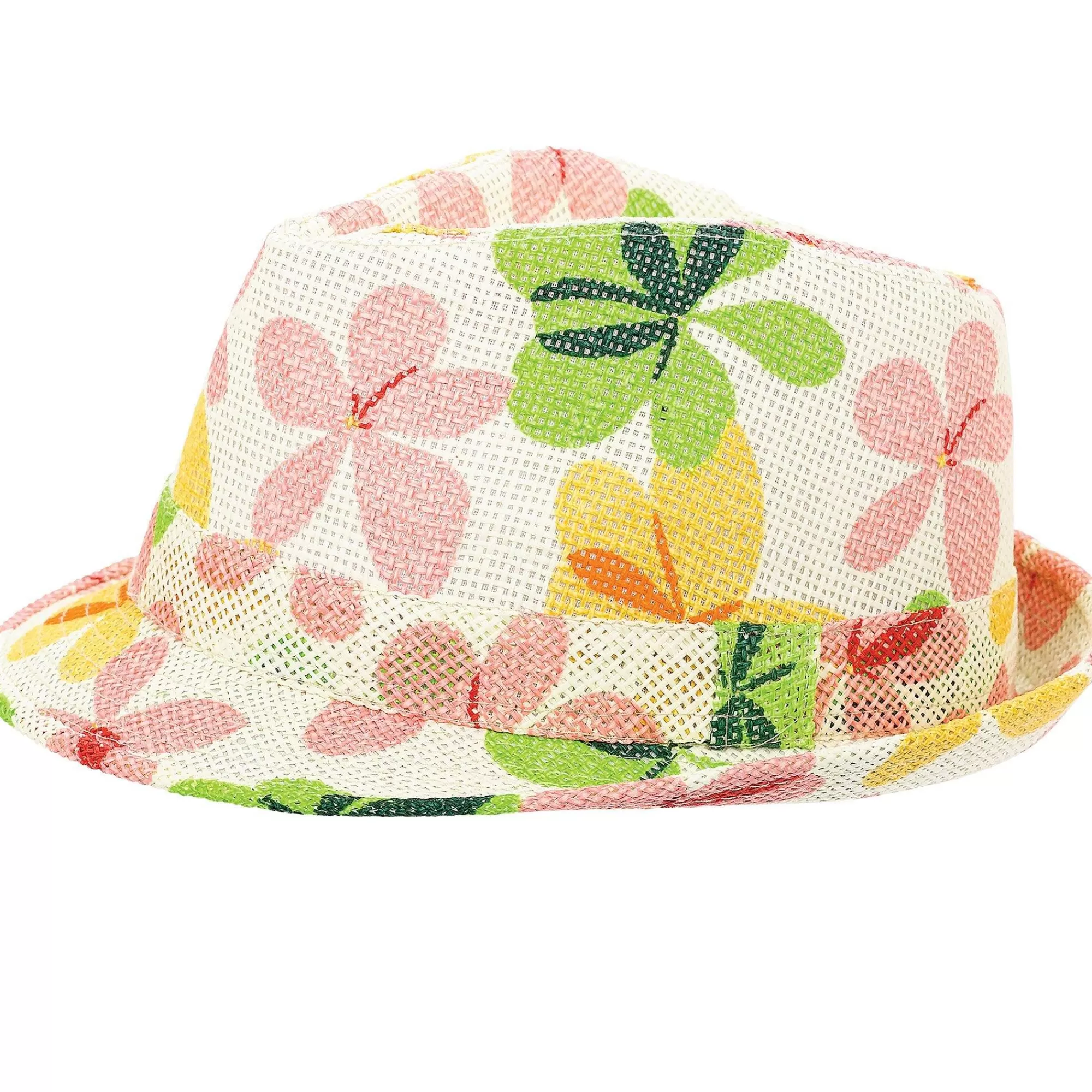 Party City Hats-Summer Flower Fedora