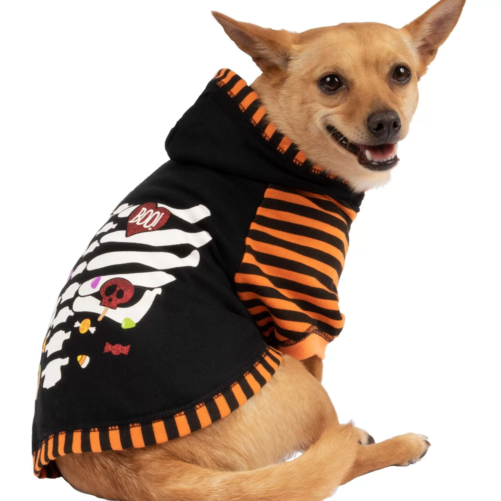 Party City Dog & Pet Costumes-Sweet To The Bone Halloween Dog Hoodie