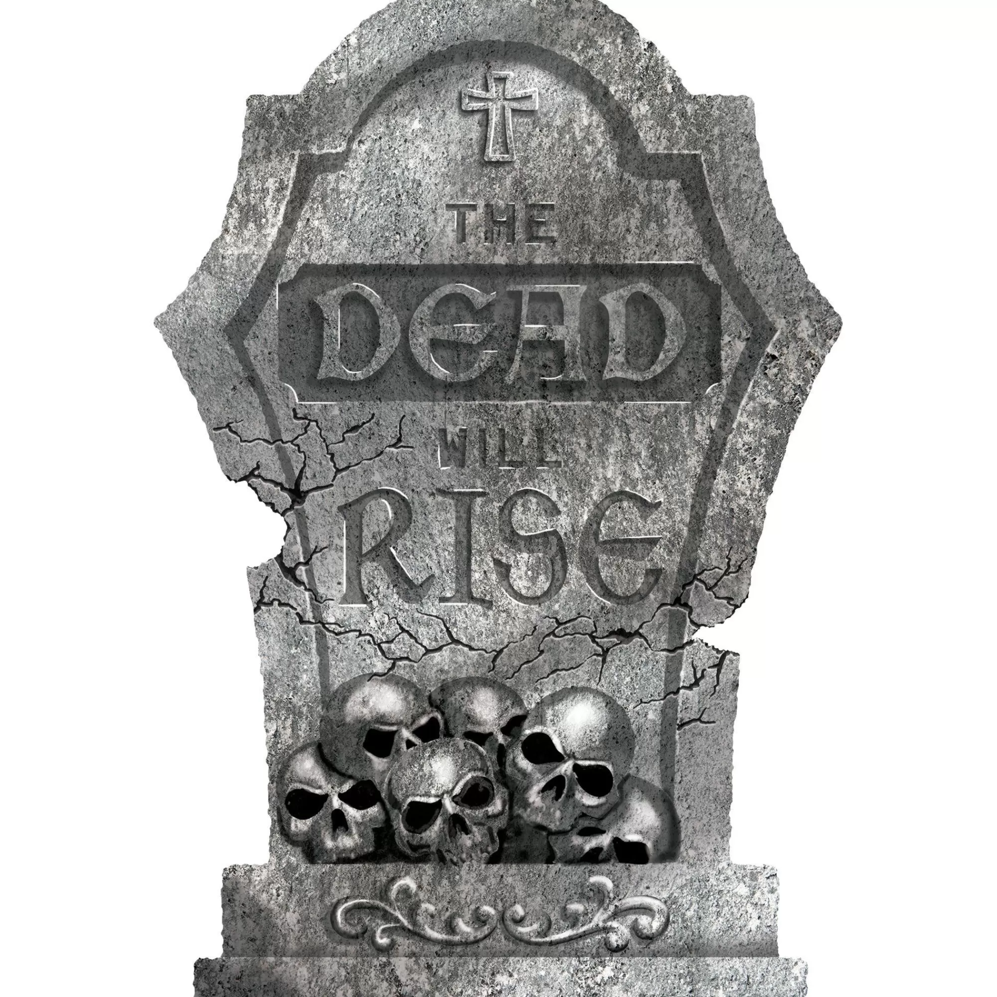 Party City Tombstones & Fencing | The Dead Will Rise Tombstone