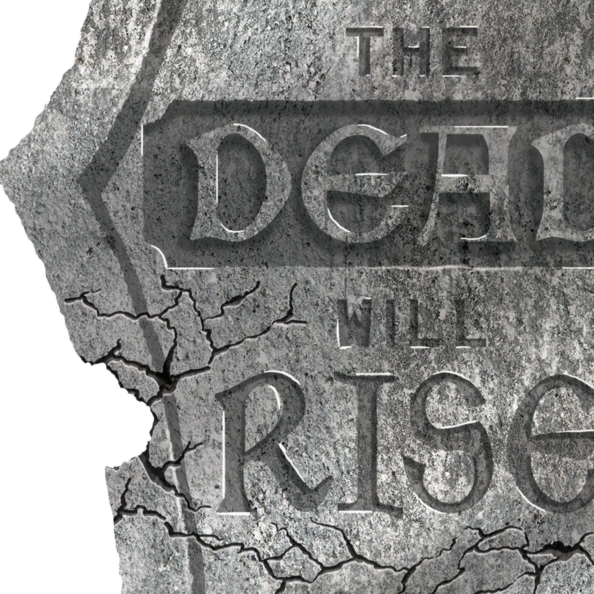 Party City Tombstones & Fencing | The Dead Will Rise Tombstone