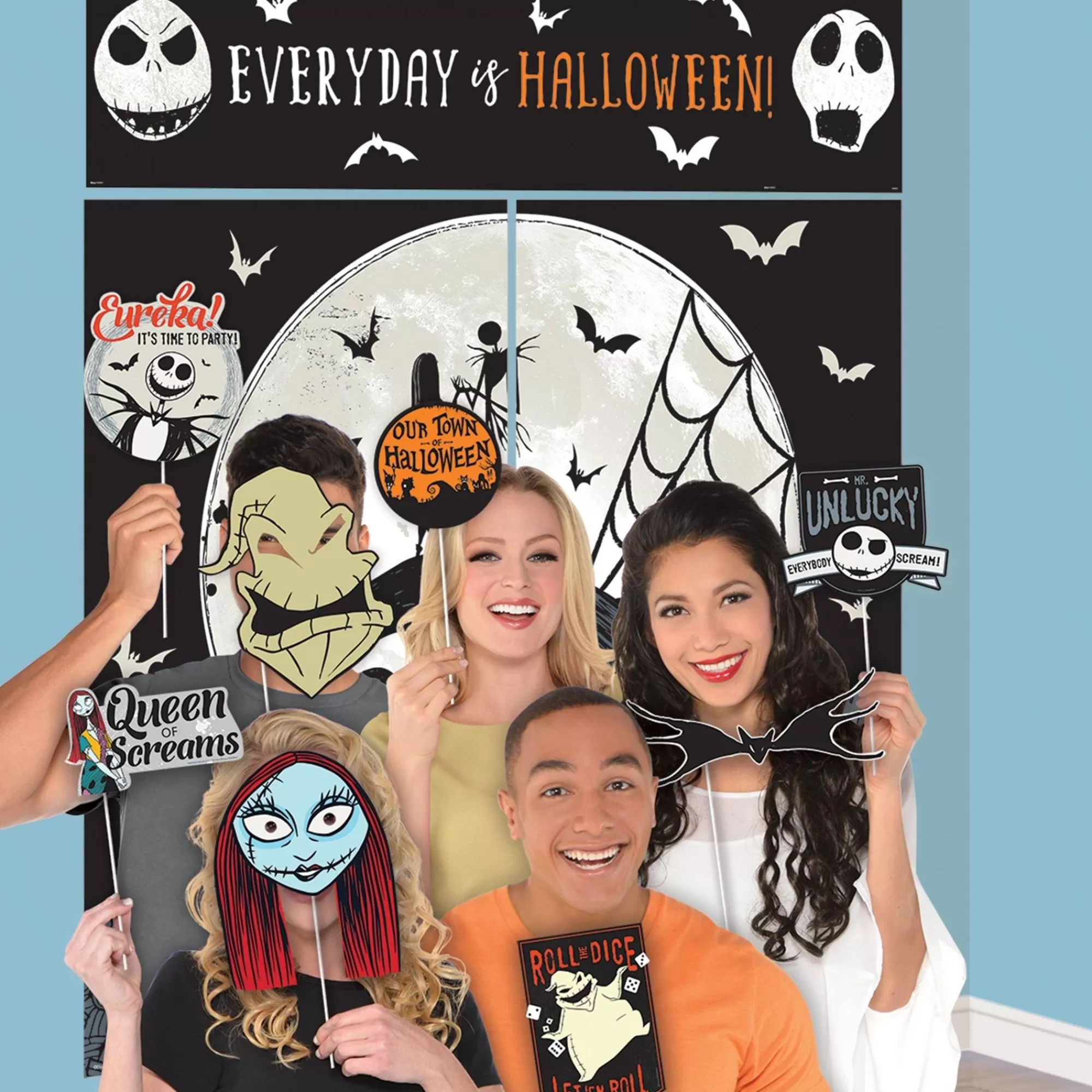 Party City The Nightmare Before Christmas | The Nightmare Before Christmas Scene Setter With Photo Booth Props