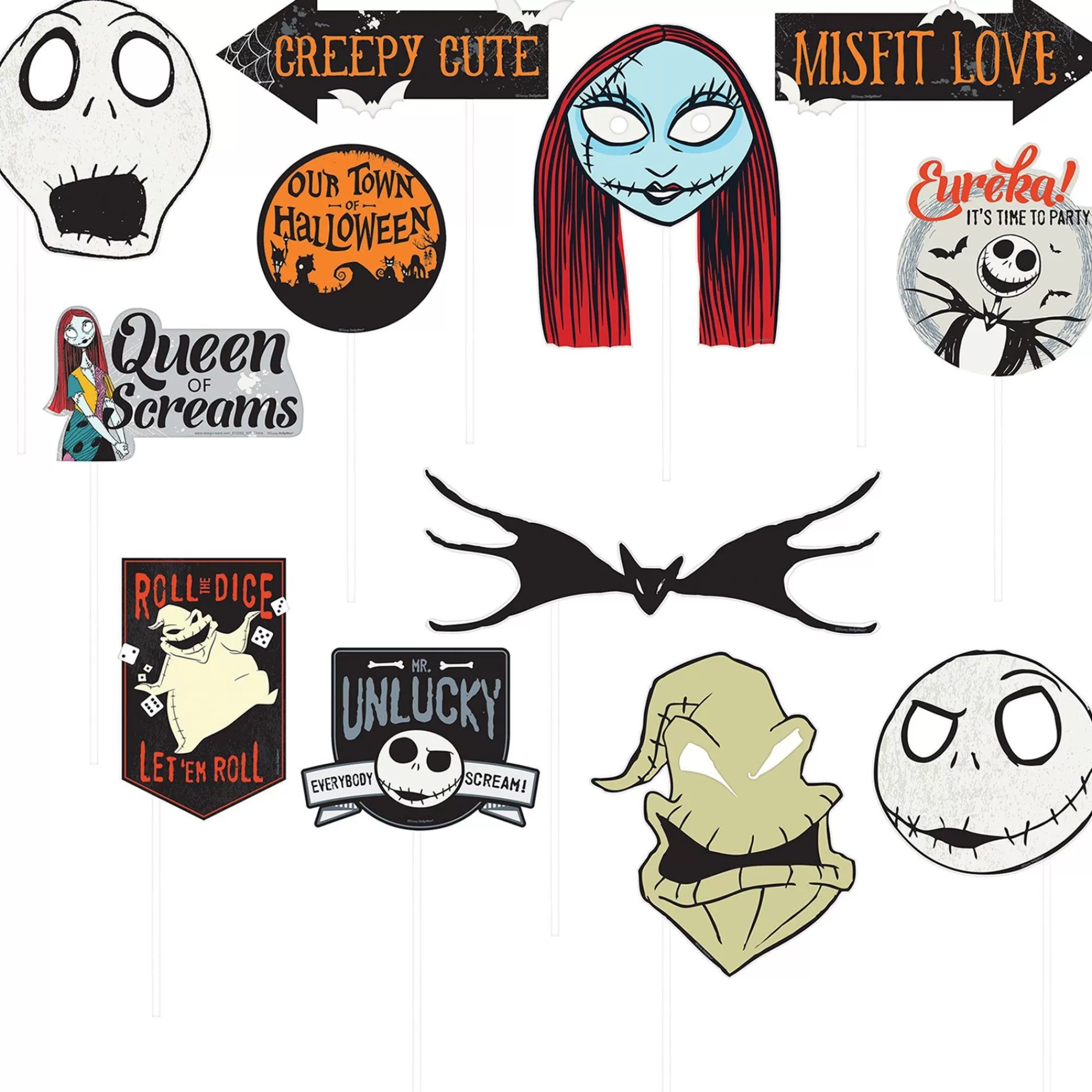 Party City The Nightmare Before Christmas | The Nightmare Before Christmas Scene Setter With Photo Booth Props
