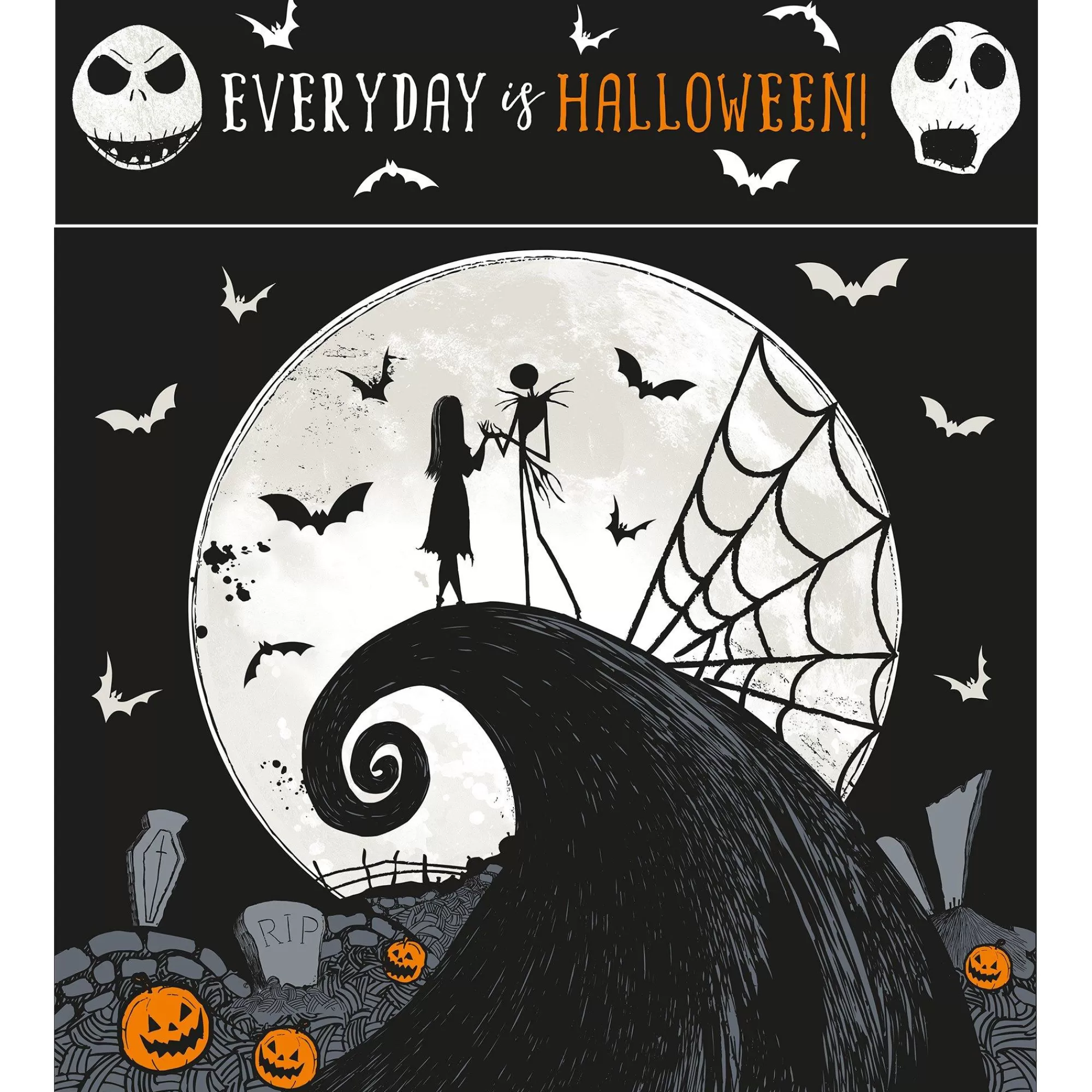 Party City Trunk Or Treat | The Nightmare Before Christmas Scene Setter With Photo Booth Props
