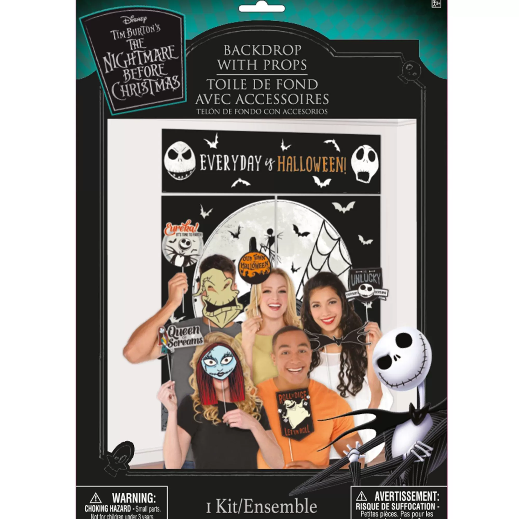 Party City Trunk Or Treat | The Nightmare Before Christmas Scene Setter With Photo Booth Props