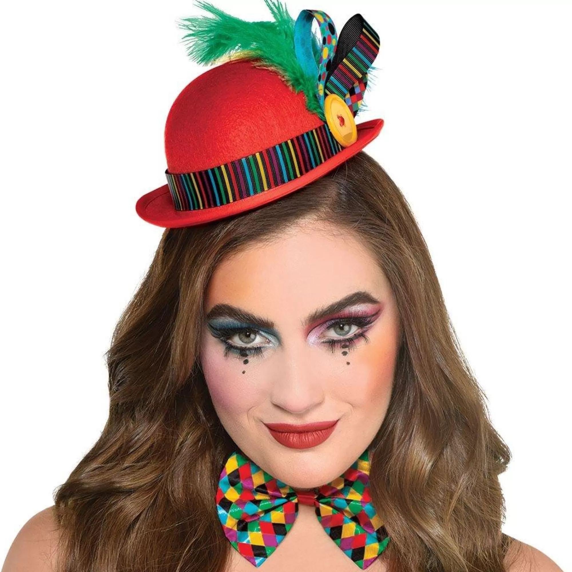 Party City Hats-Tiny Clown Derby Hat