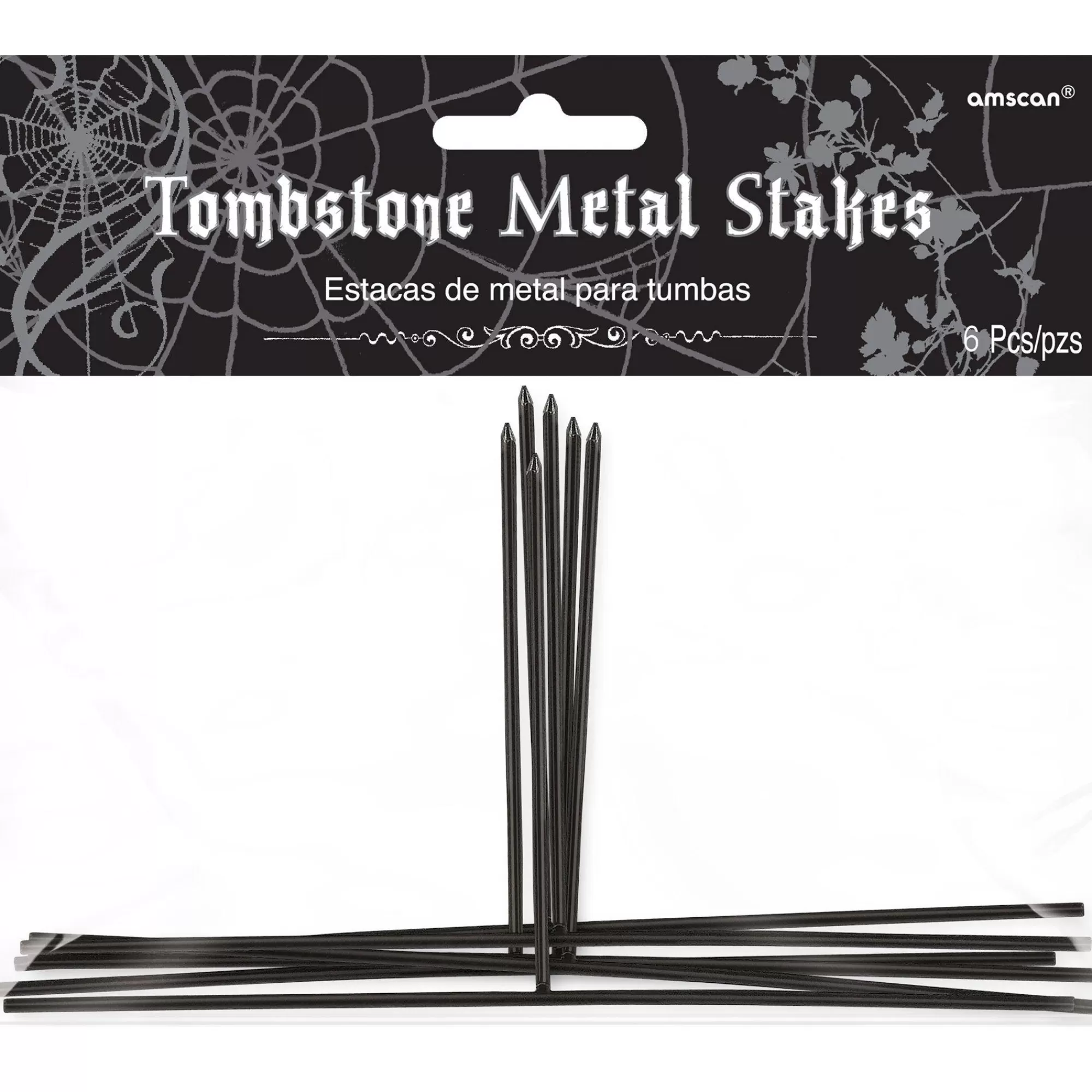 Party City Yard Stakes & Signs | Tombstone Metal Stakes 6Ct