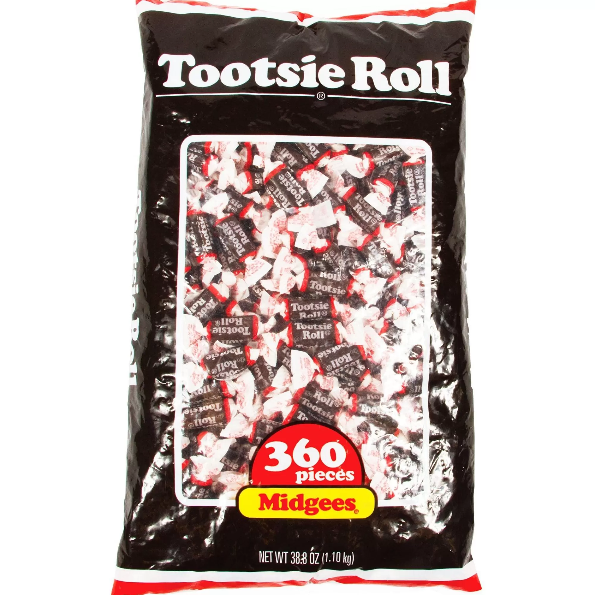 Tootsie Rolls Chocolate Candy-Tootsie Roll Midgees 360Ct