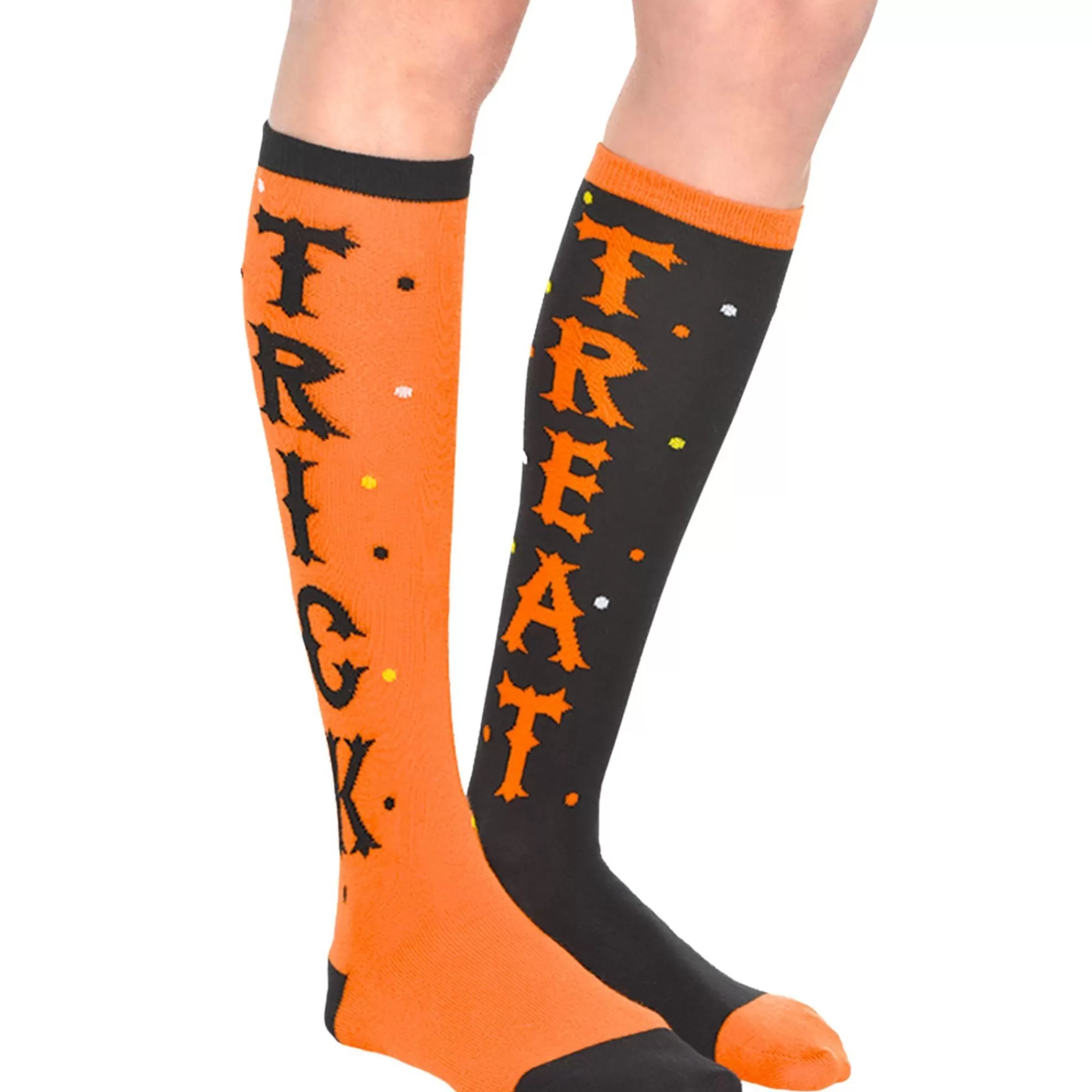 Party City Tights-Trick Or Treat Knee Socks