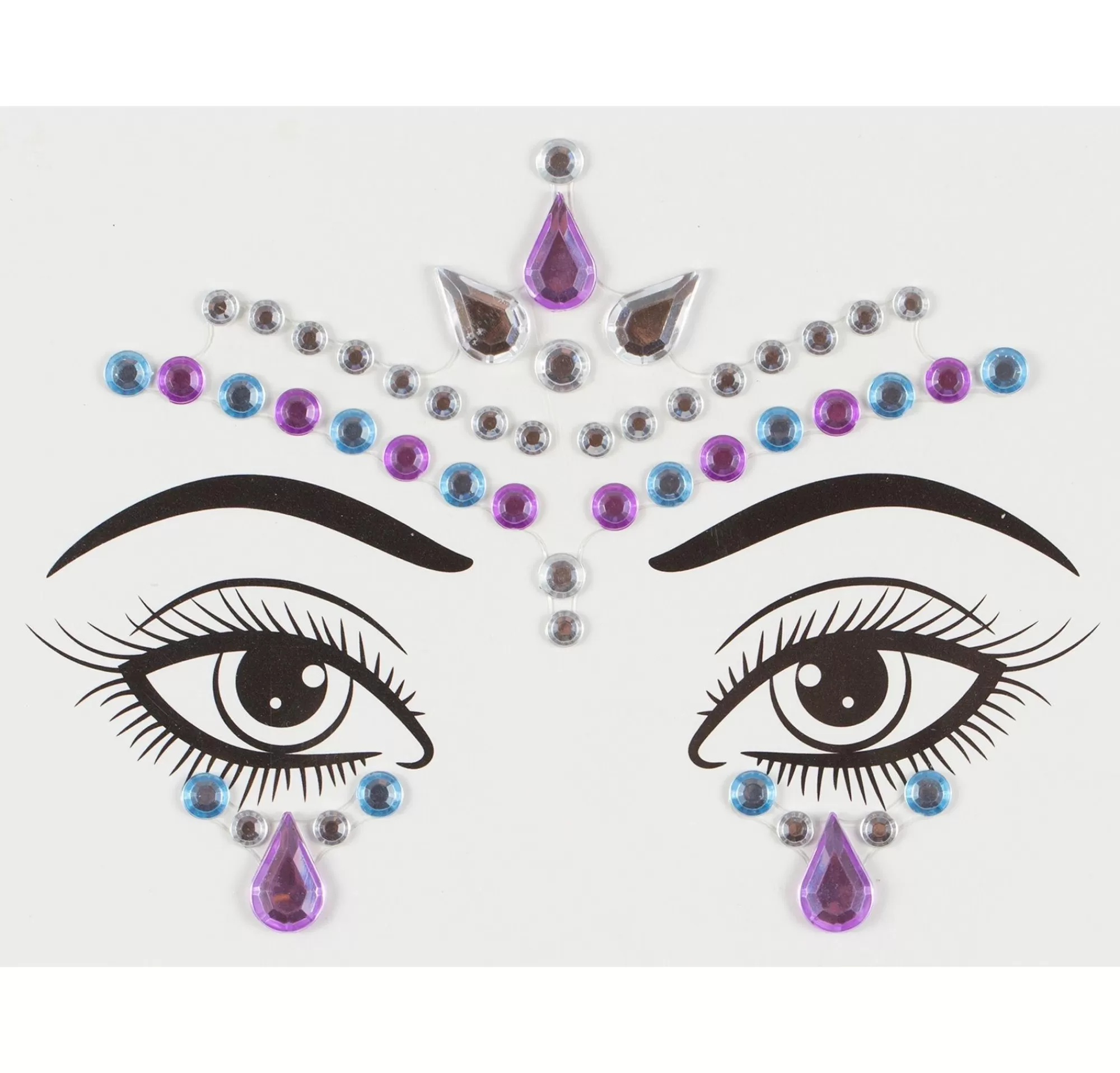 Party City Makeup-Unicorn Body Jewelry 49Ct