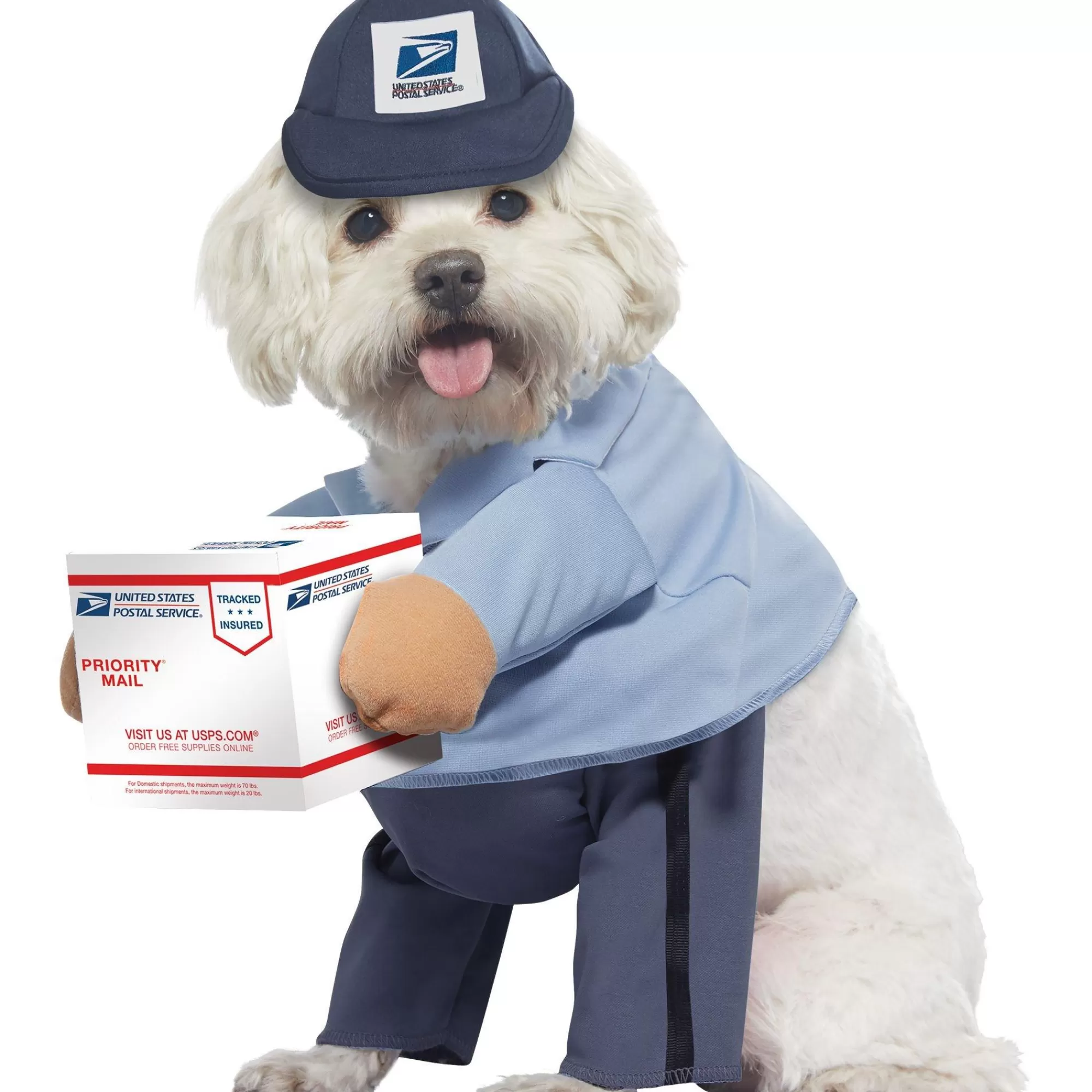 Party City Dog & Pet Costumes-Us Mail Carrier Dog Costume