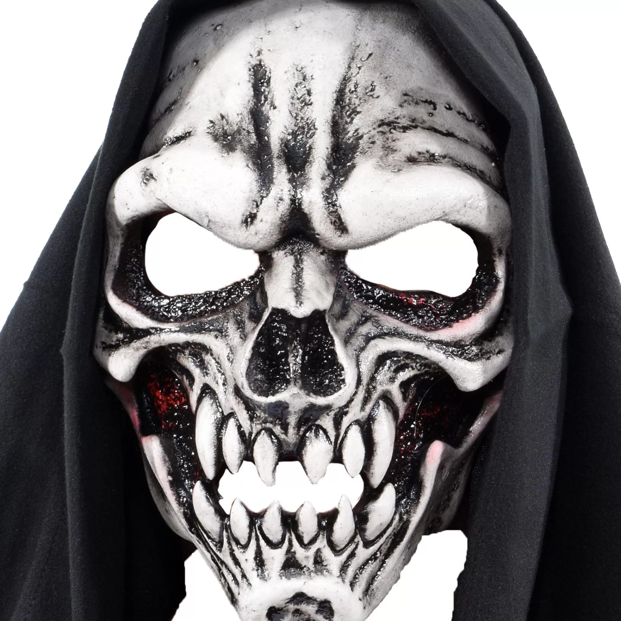 Party City Scary-Uv Hooded Skeleton Mask