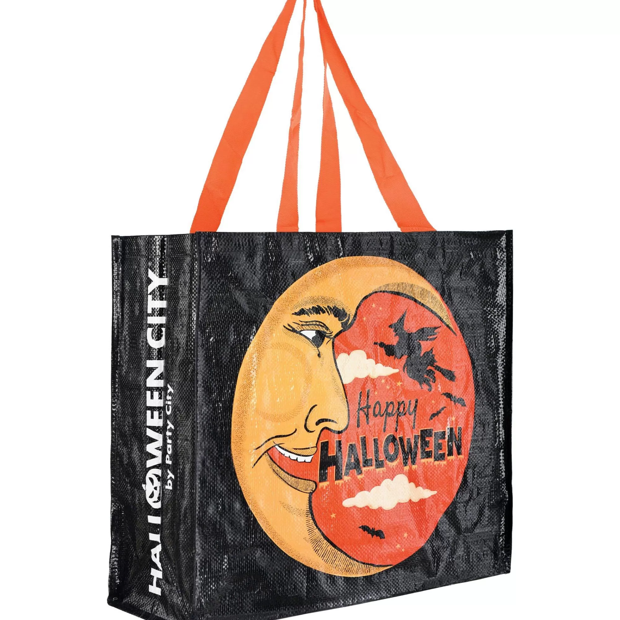 Party City Trick-Or-Treat Bags & Buckets | Vintage Halloween Tote Bag, 20In X 16In