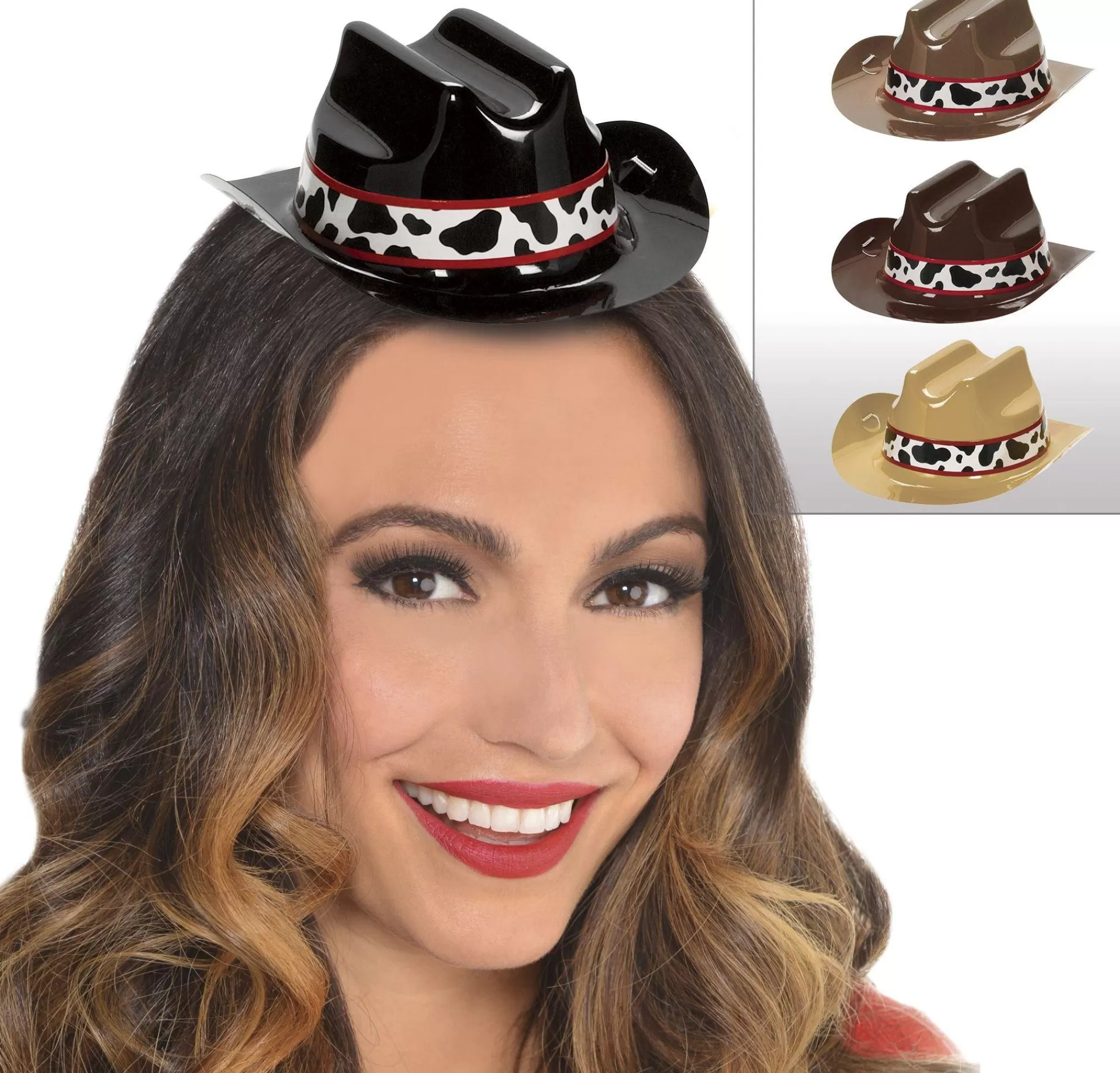 Party City Cowboy-Western Mini Cowboy Hats 8Ct