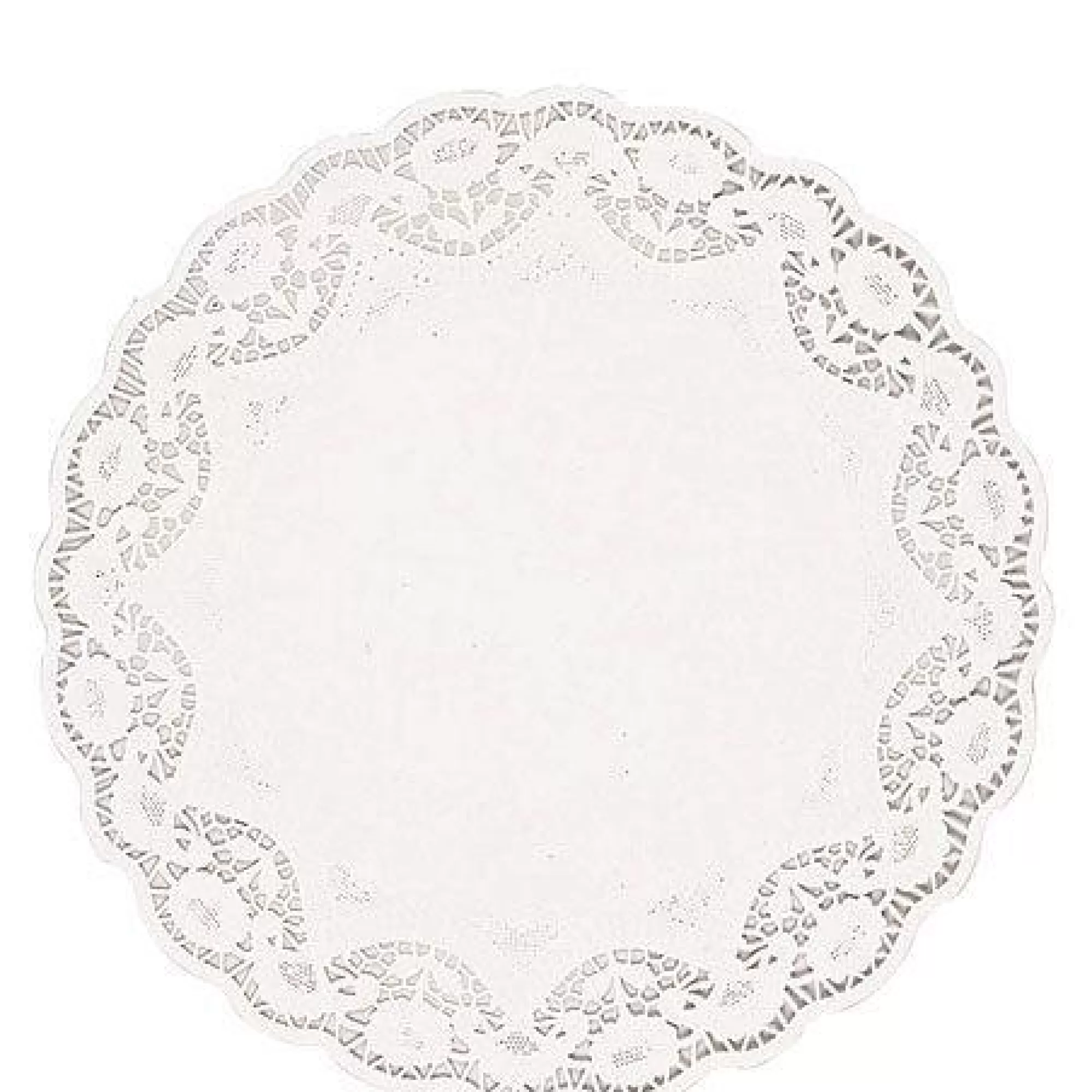 Party City Baking Supplies-White Round Paper Doilies 8Ct